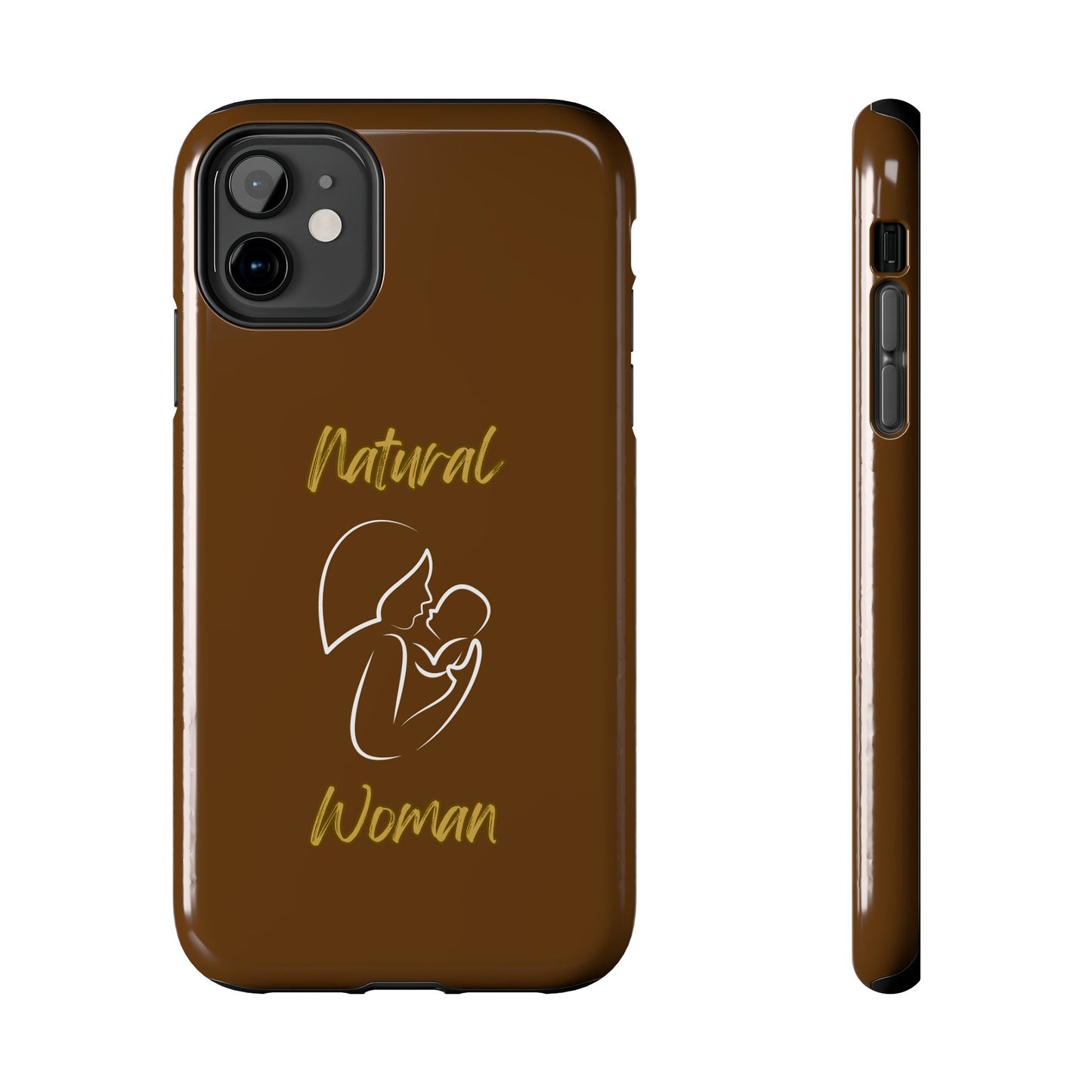 Natural Woman Long Awaited (WL)Tough Phone Cases BROWN