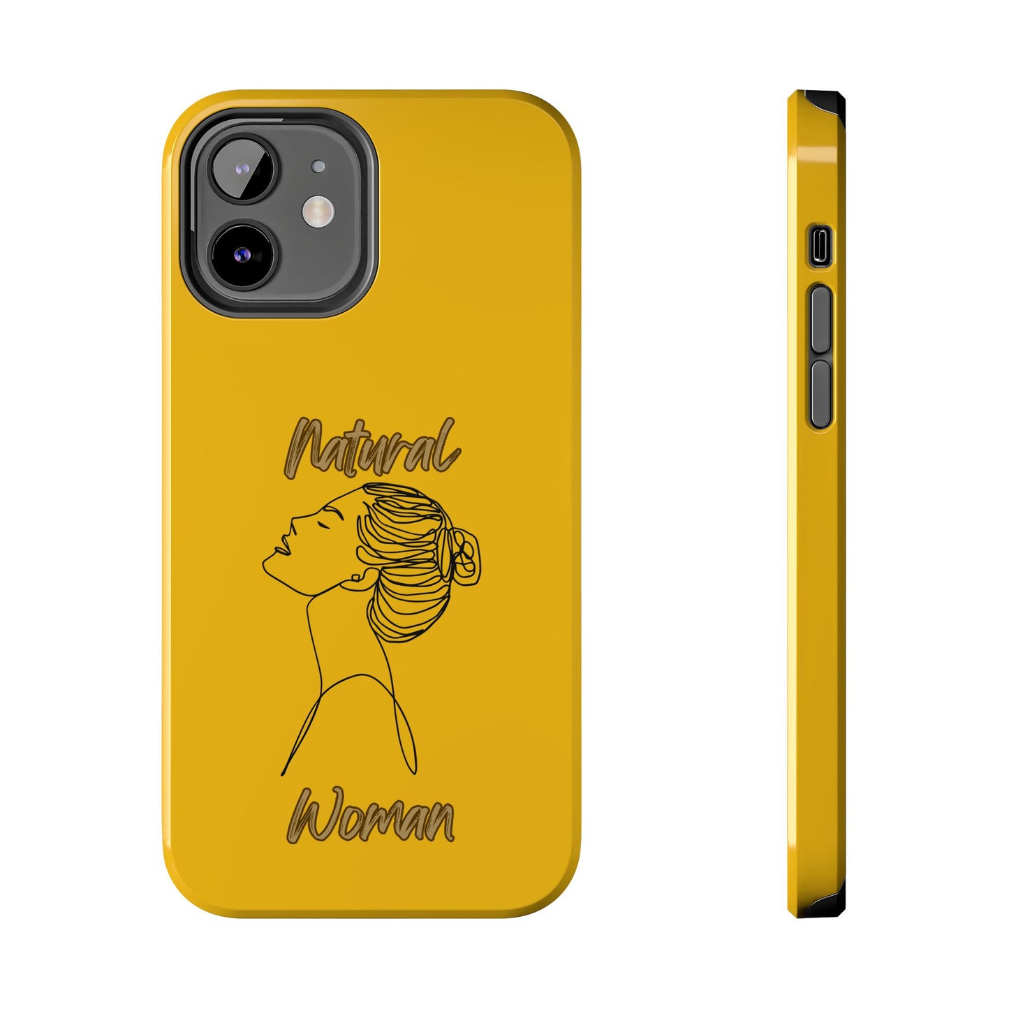 Natural Woman Wet Bun (BL) Tough Phone Cases YELLOW