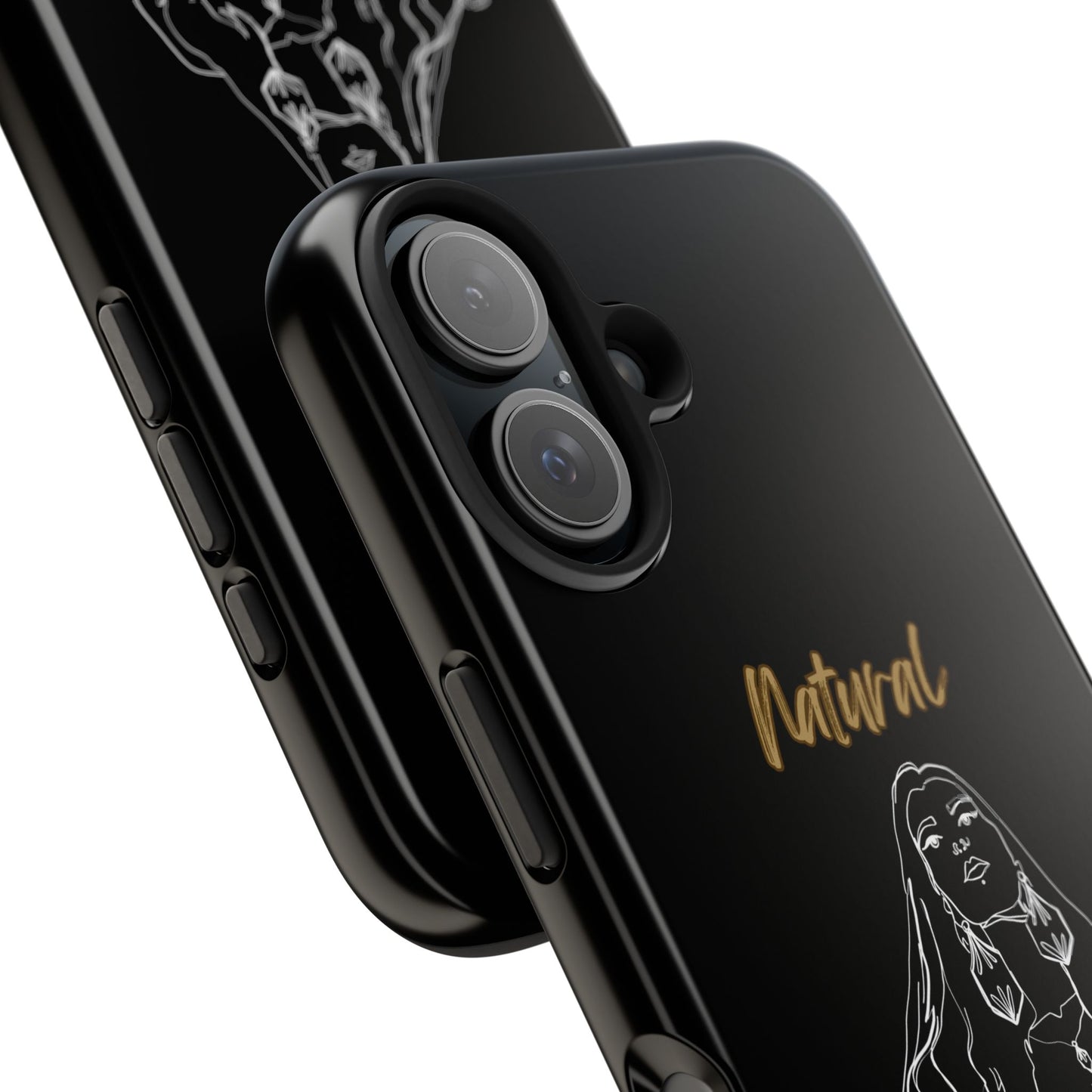 Natural Woman Thinking (WL)Tough Phone Cases BLACK