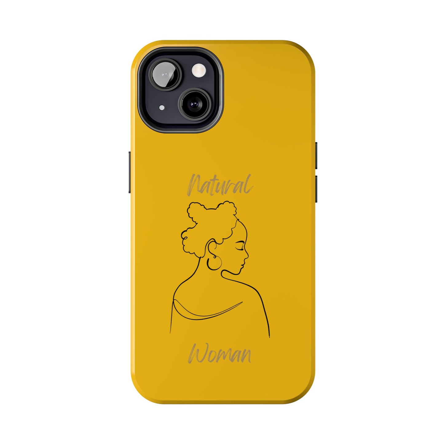 Natural Woman Twists (BL) Tough Phone Cases YELLOW