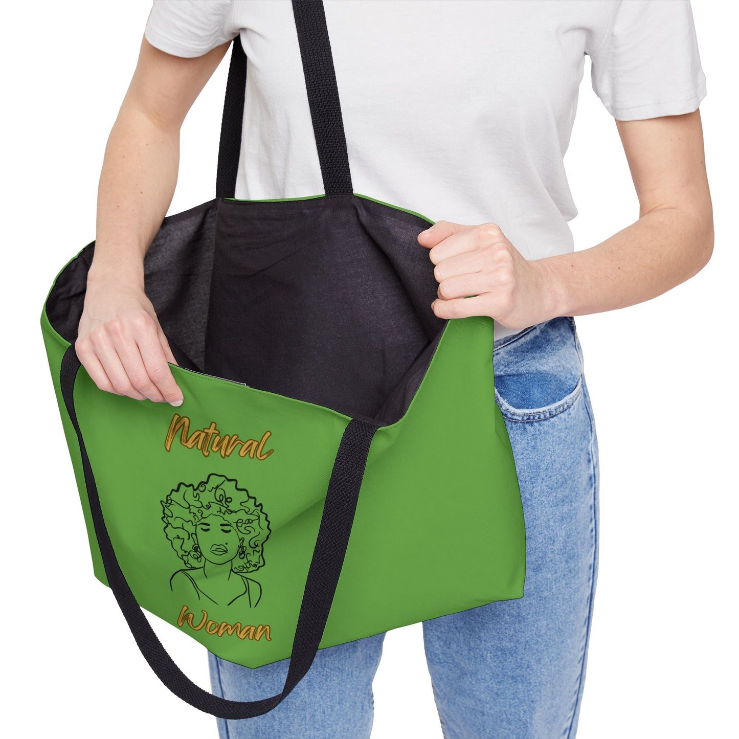 Natural Woman All About Me (BL) Weekender Tote Bag GREEN