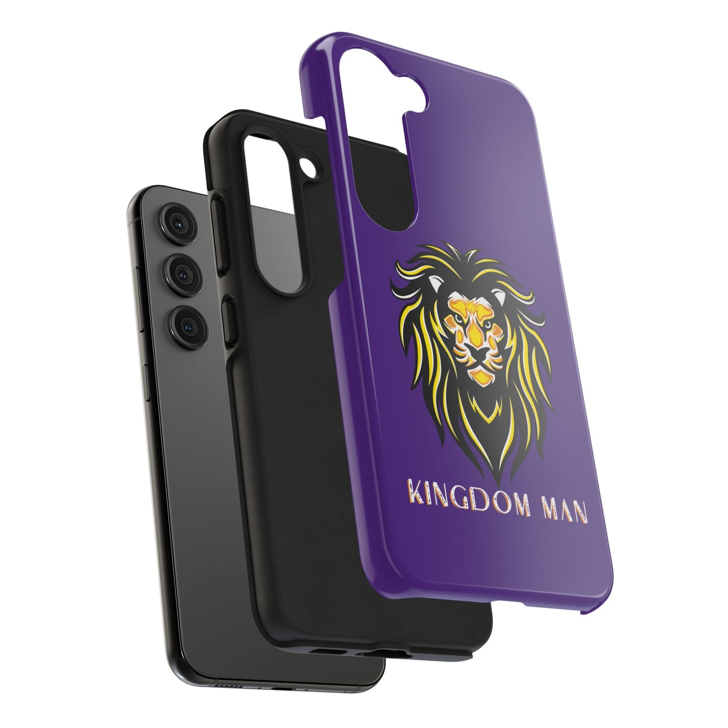 Kingdom Man (White-Gold Label) Tough Phone Case PURPLE