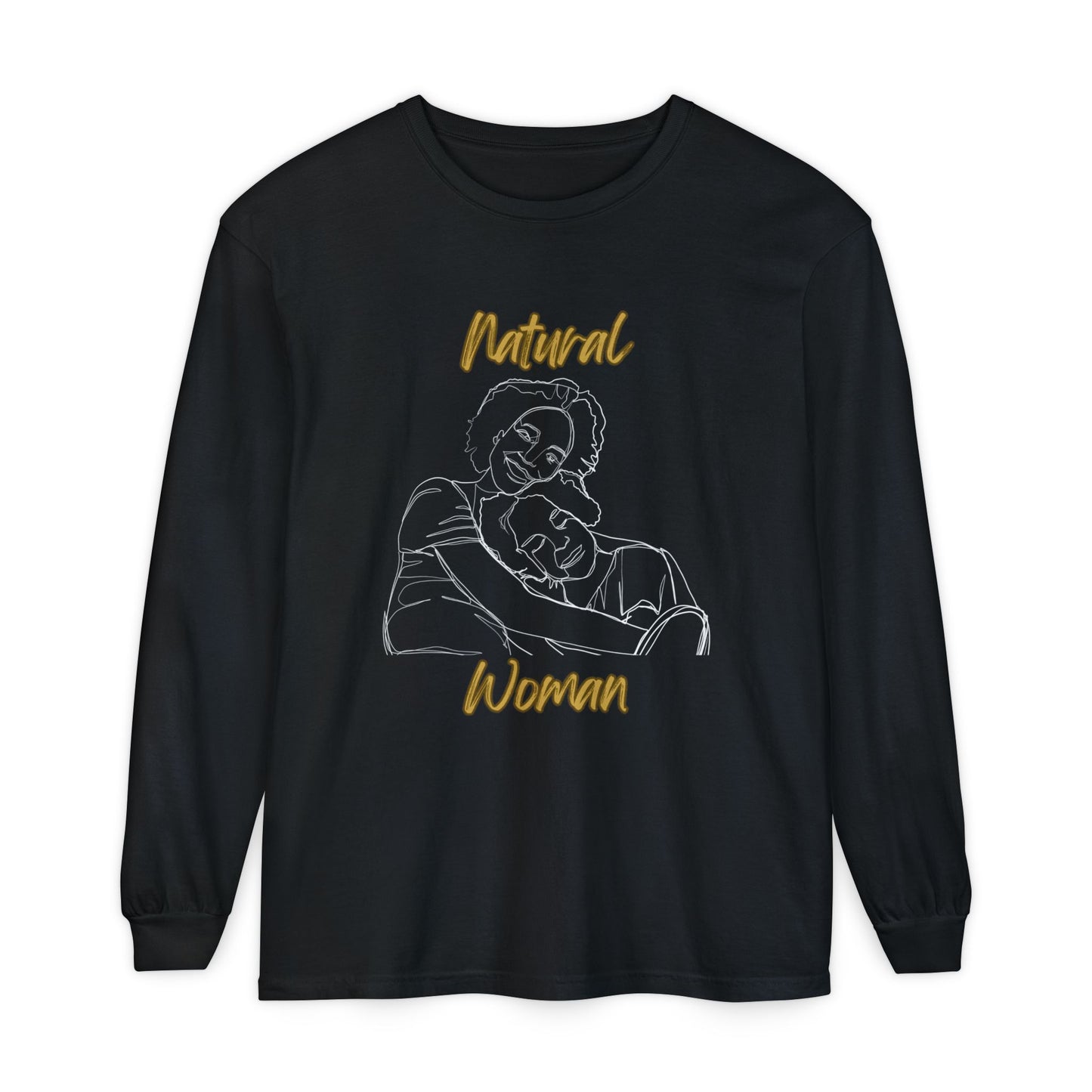 Natural Woman Loving Embrace (WL) Long Sleeve T-Shirt