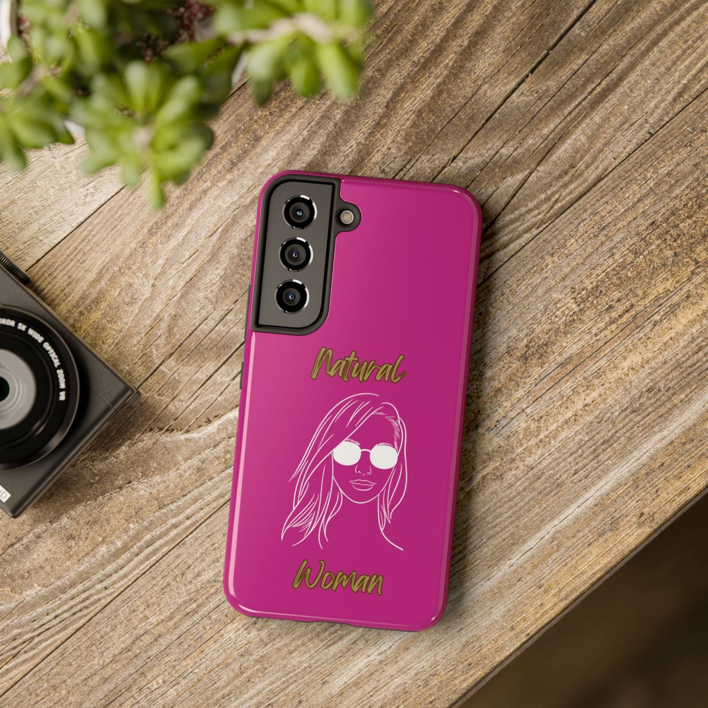 Natural Woman Shades (WL)Tough Phone Cases PINK