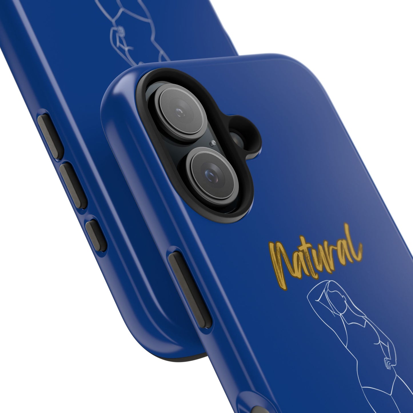 Natural Woman Looking Good (WL)Tough Phone Cases DARK BLUE