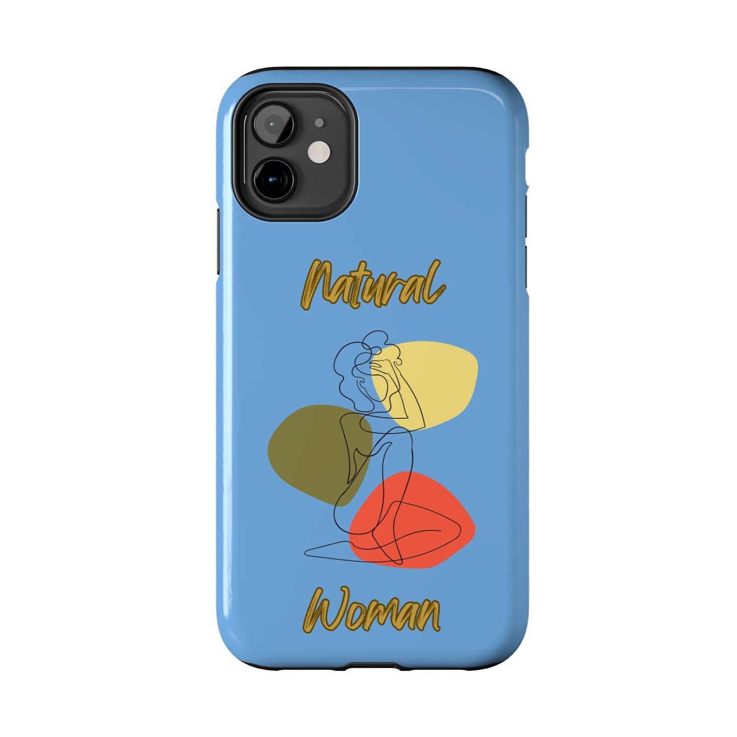 Natural Woman Colorful Pose (BL)Tough Phone Cases LIGHT BLUE