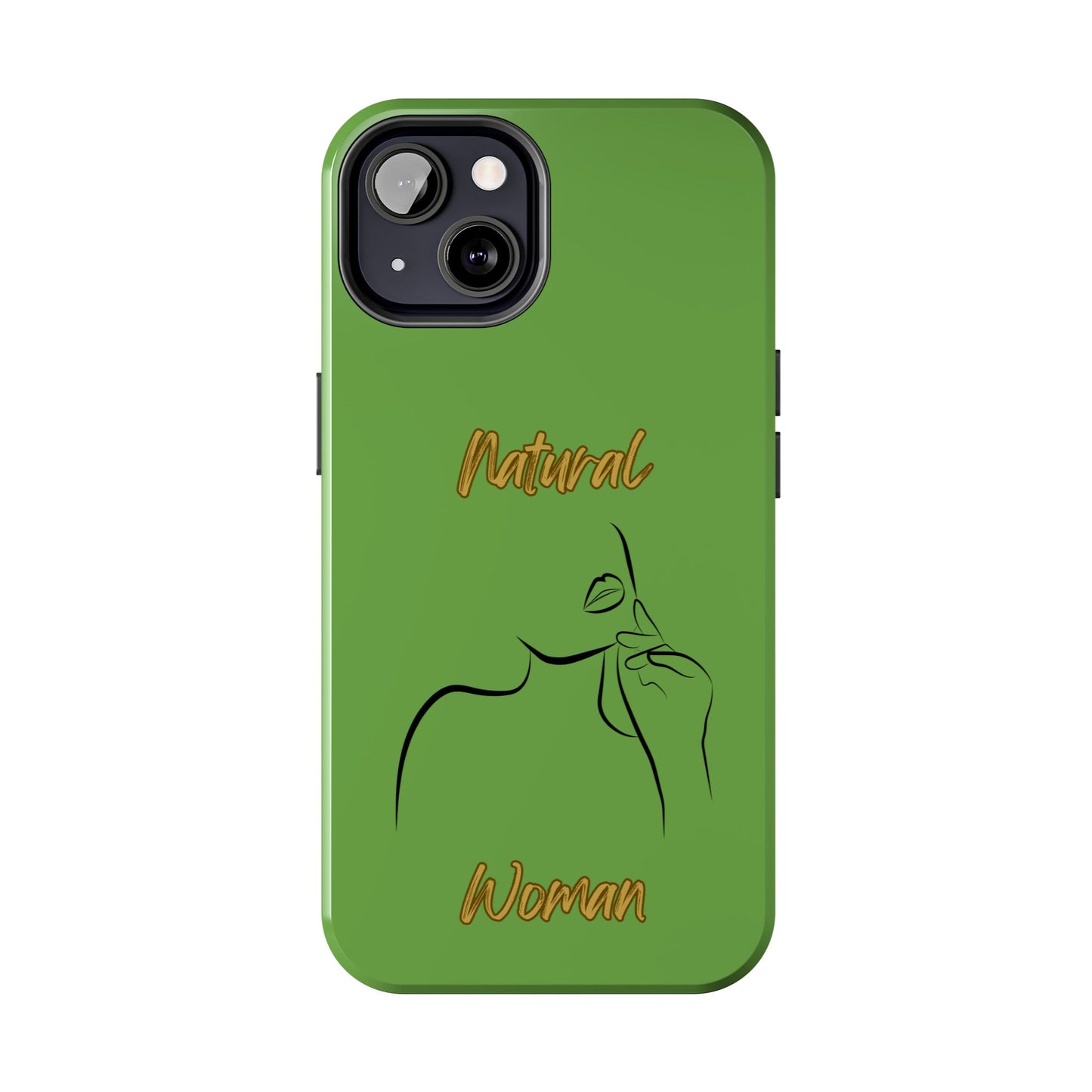 Natural Woman Chin Up (BL)Tough Phone Cases GREEN