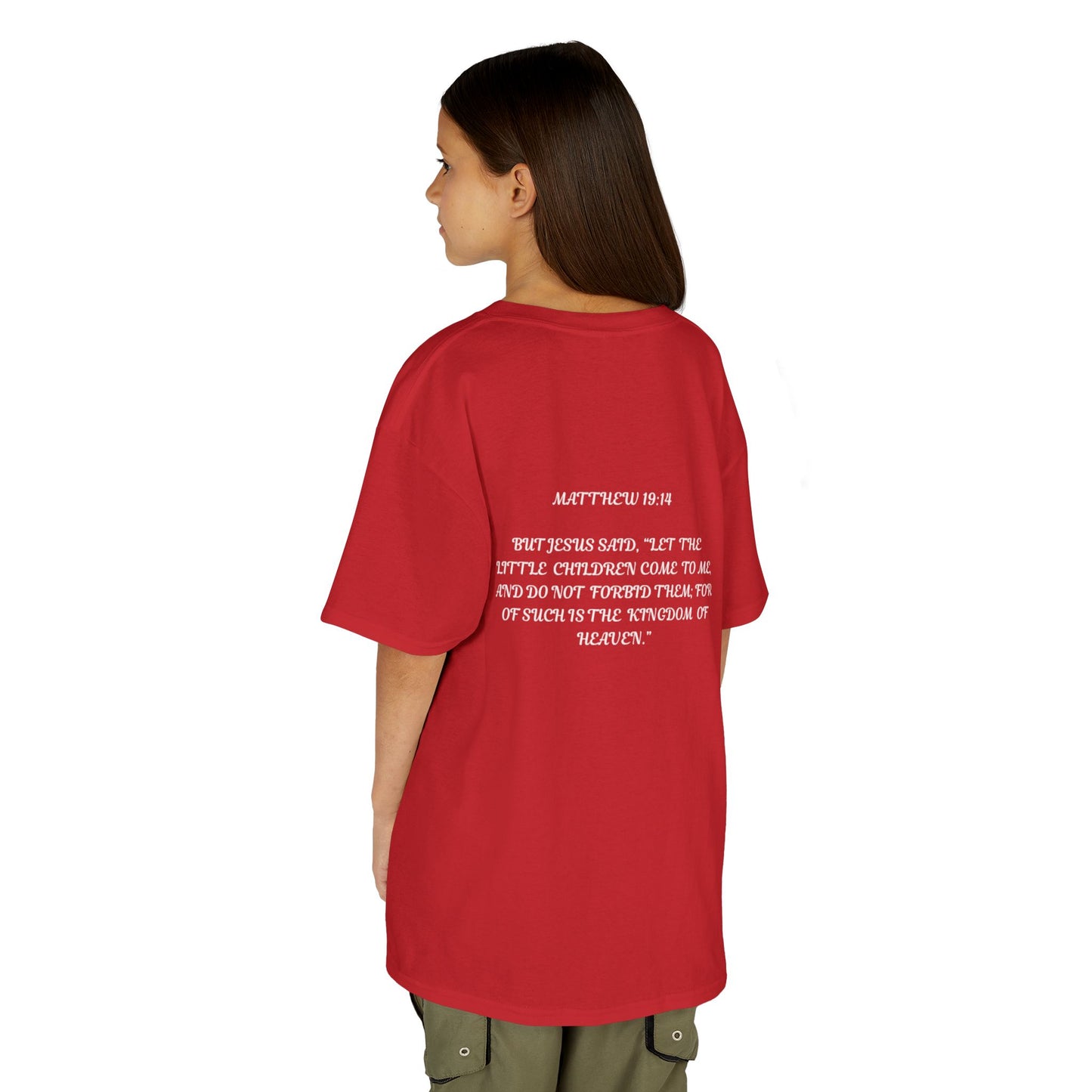 Children of the King Inspirational Kids Cotton T-Shirt (BL)
