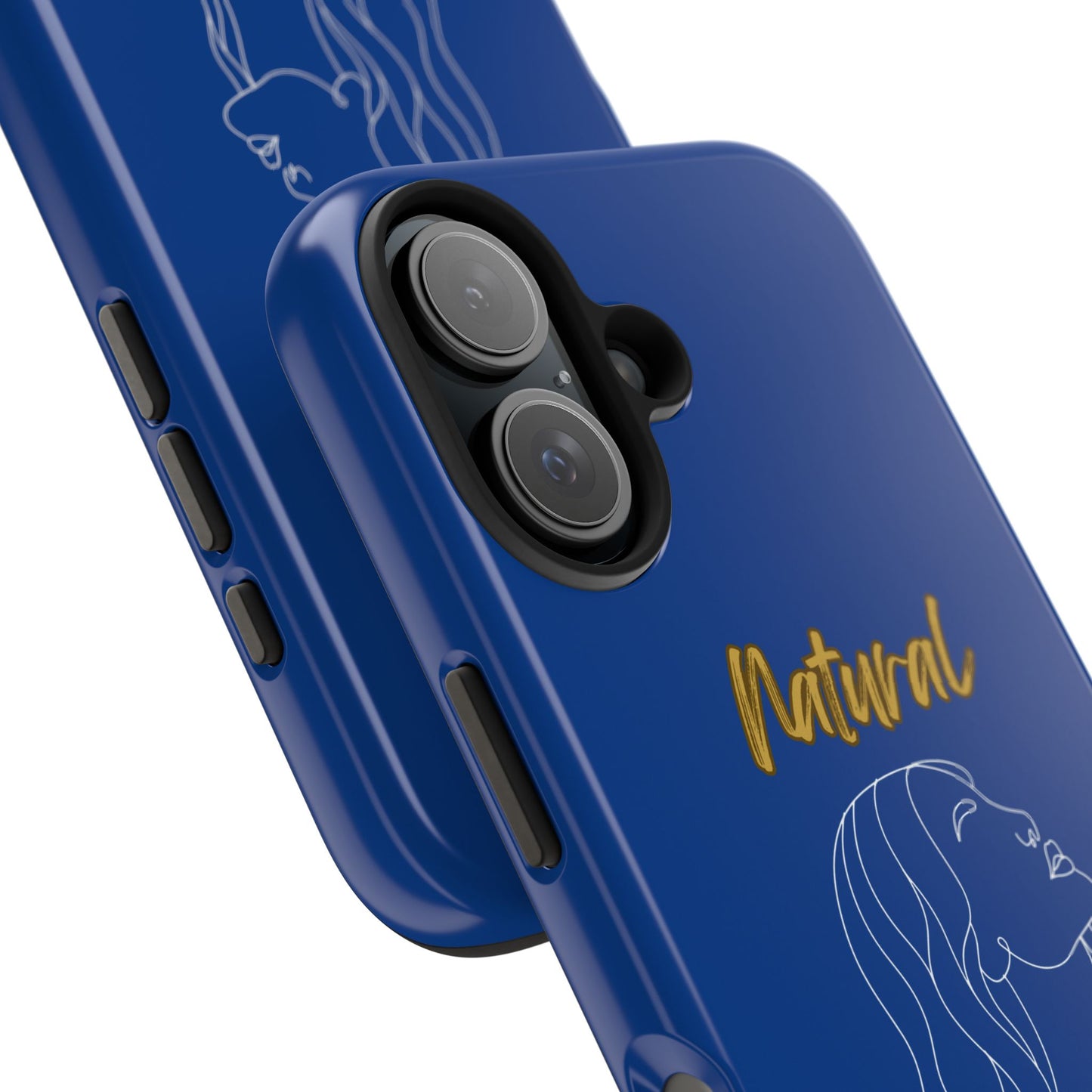 Natural Woman Breeze On Face (WL)Tough Phone Cases DARK BLUE