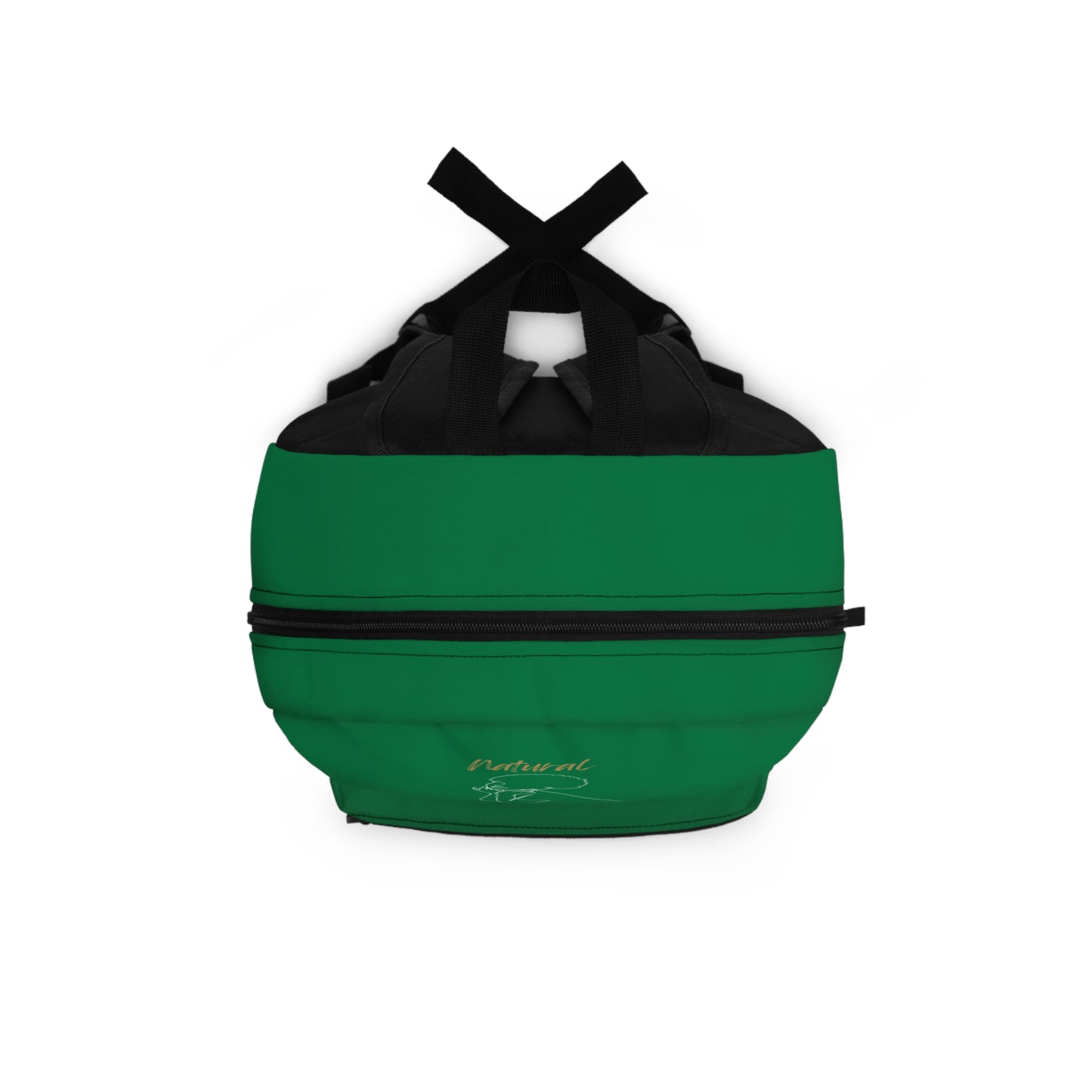 Natural Woman Cute Afro (WL) Backpack DARK GREEN