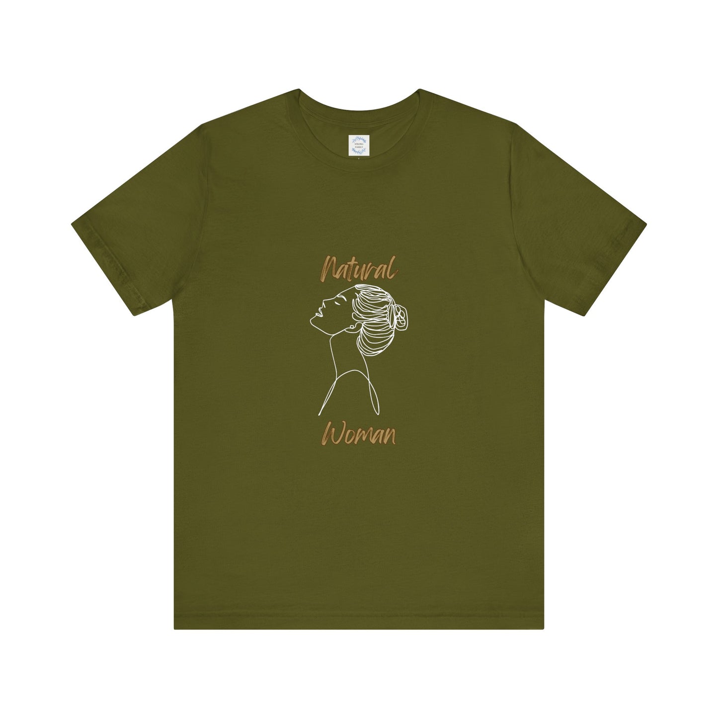 Natural Woman Wet Bun  (WL) Short Sleeve T-Shirt