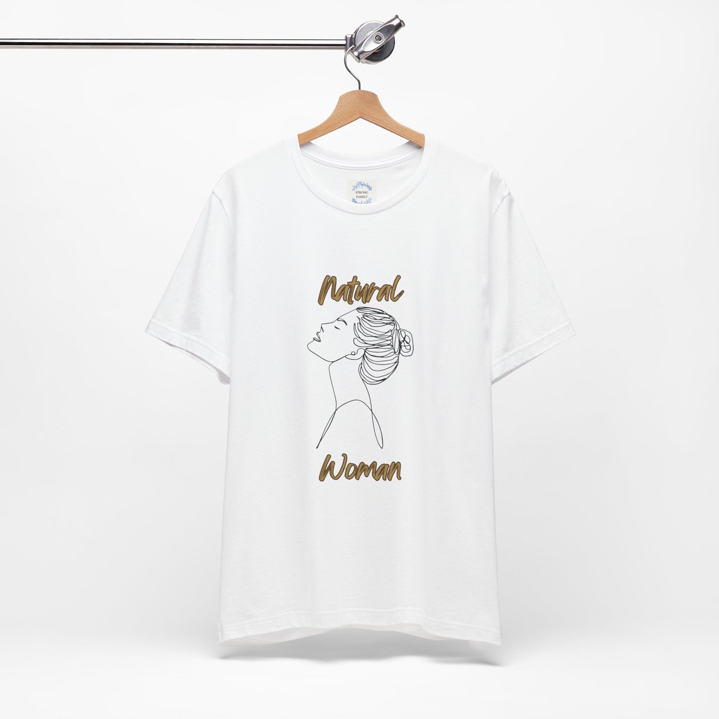 Natural Woman Wet Bun (BL) Short Sleeve T-Shirt