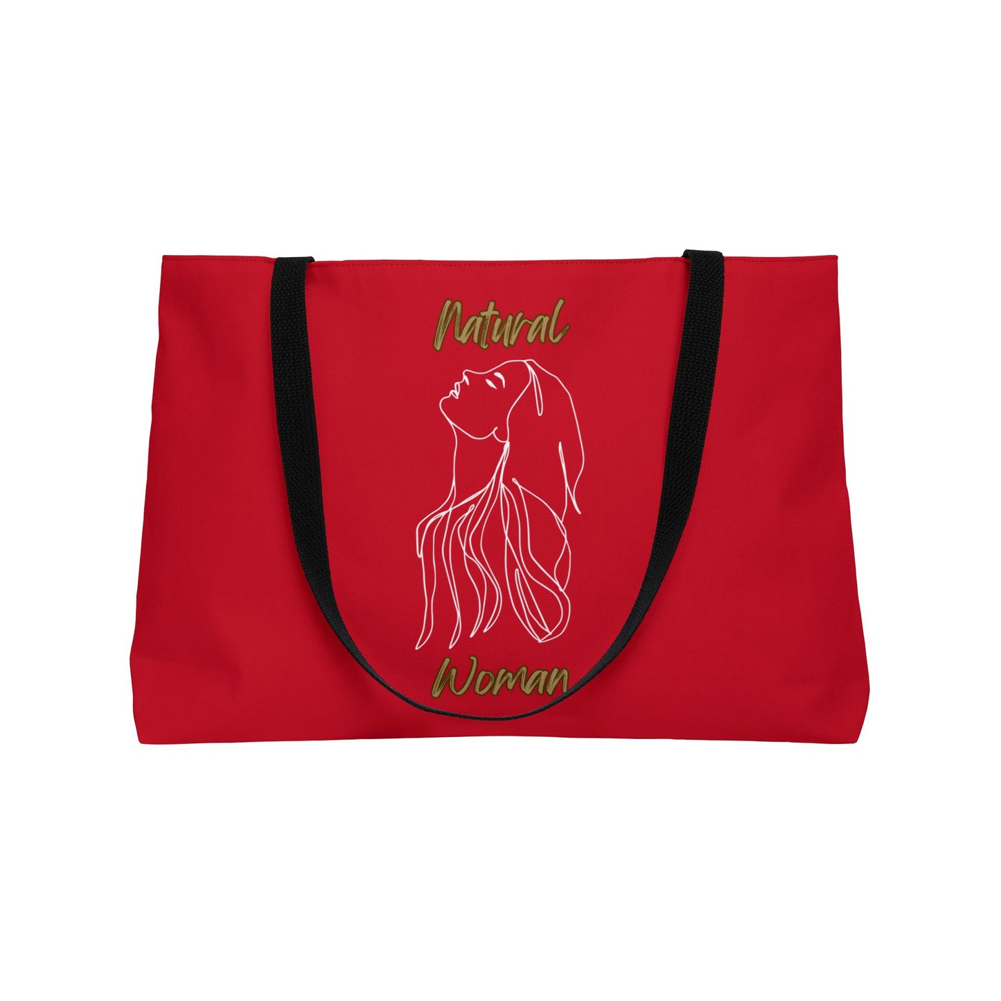 Natural Woman Appreciation (WL) WeekenderTote Bag DARK RED