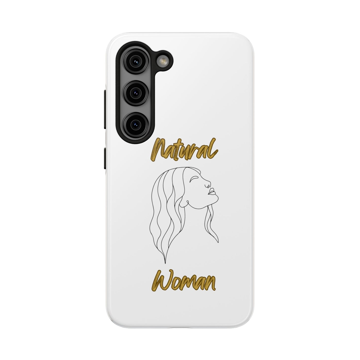 Natural Woman Breeze On Face (BL)Tough Phone Cases WHITE