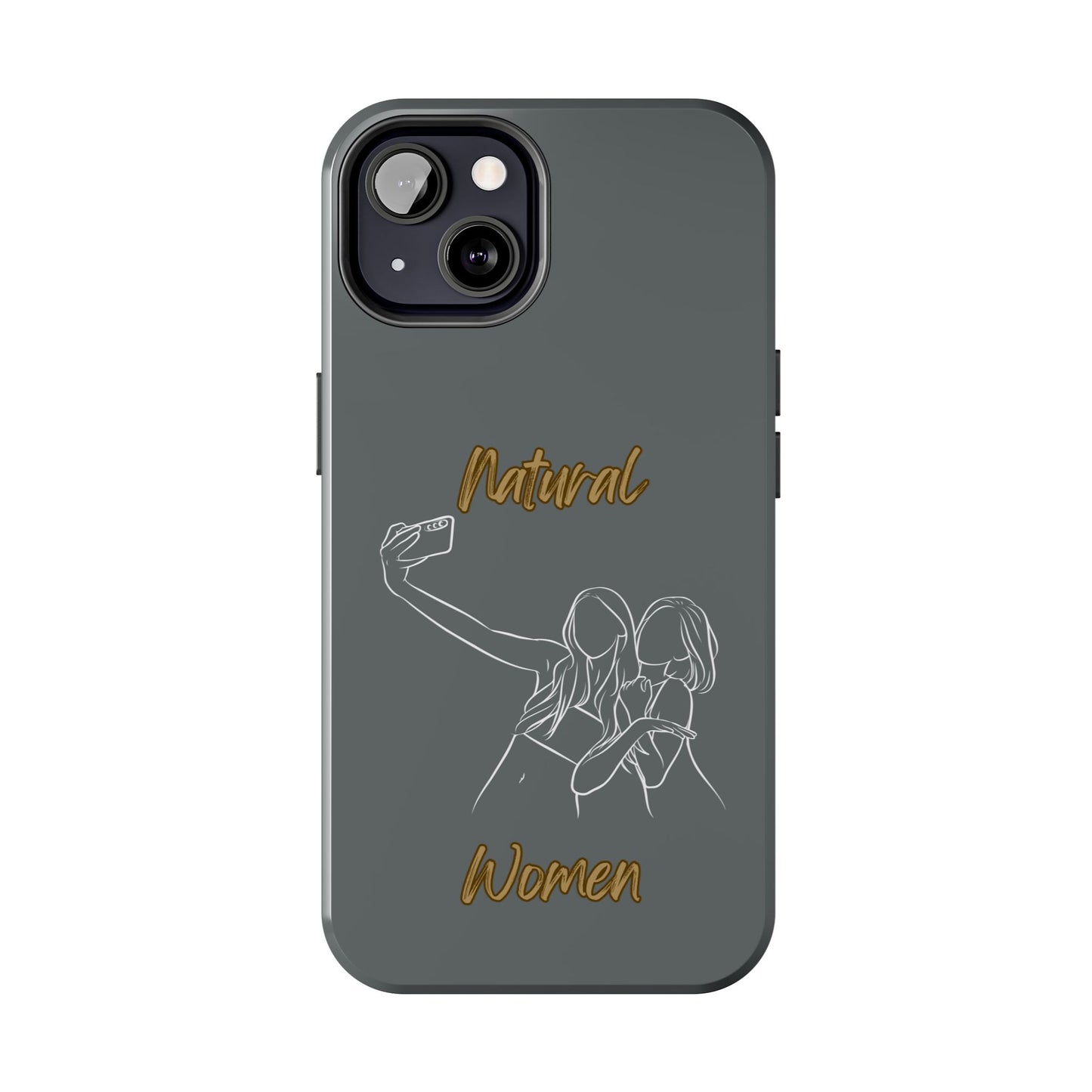 Natural Woman Friends Selfie (WL)Tough Phone Cases DARK GREY