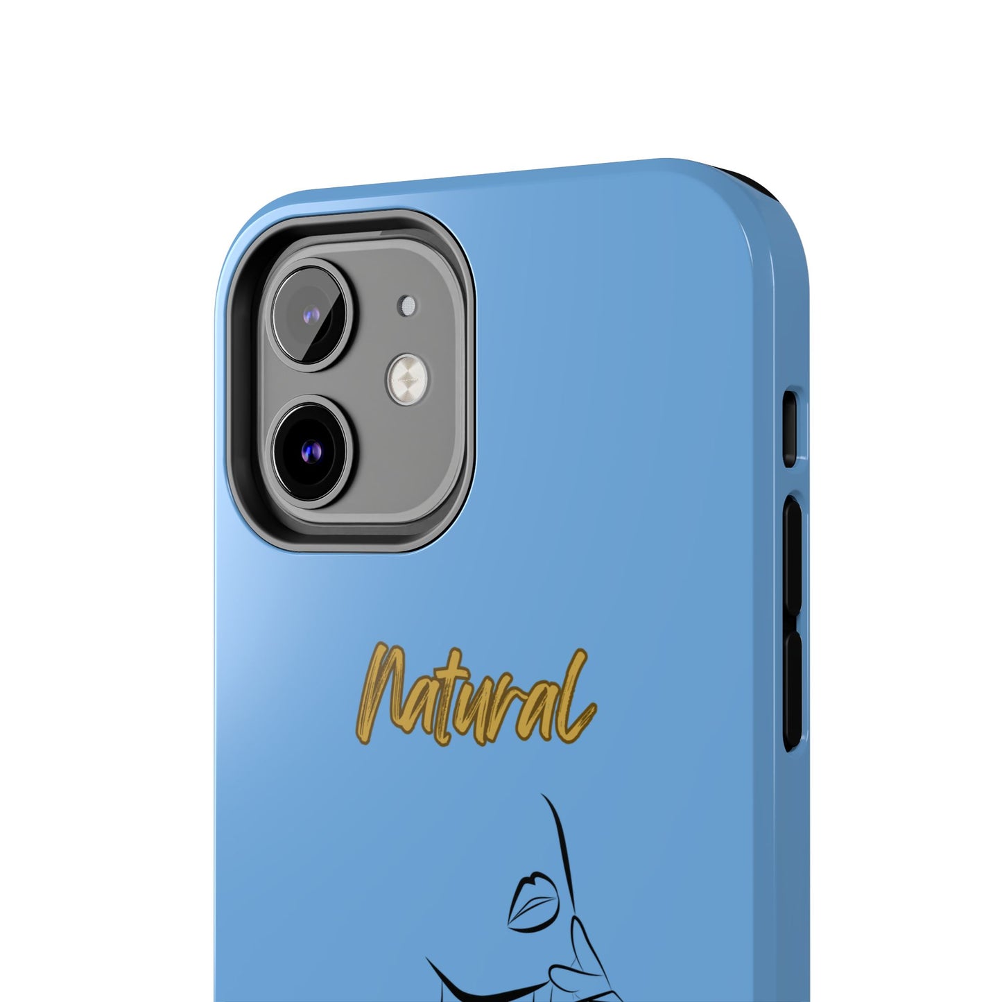 Natural Woman Chin Up (BL)Tough Phone Cases LIGHT BLUE