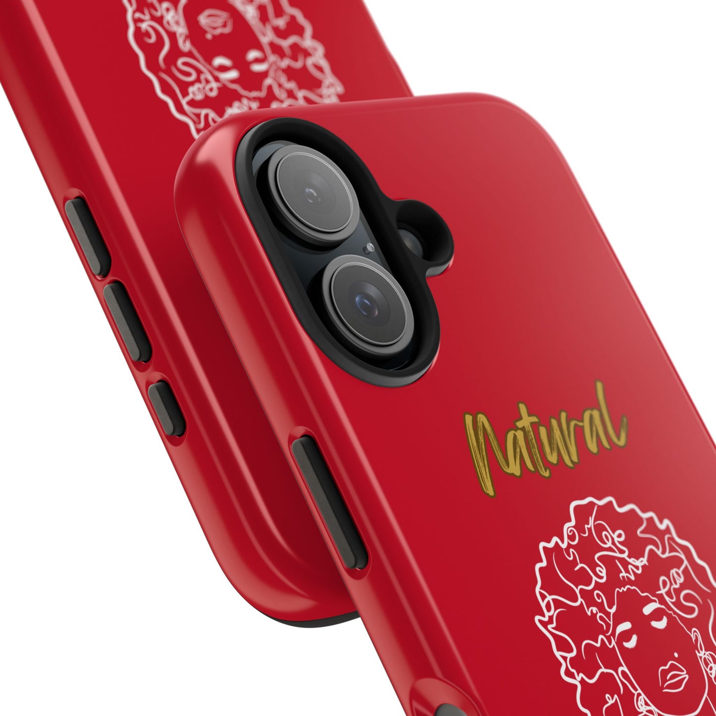 Natural Woman All About Me (WL)Tough Phone Cases DARK RED
