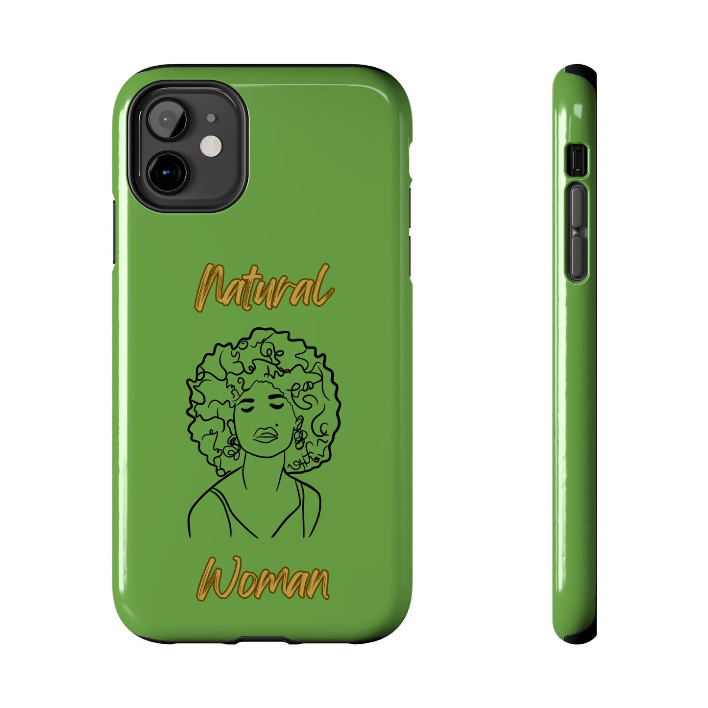 Natural Woman All About Me (BL)Tough Phone Cases GREEN