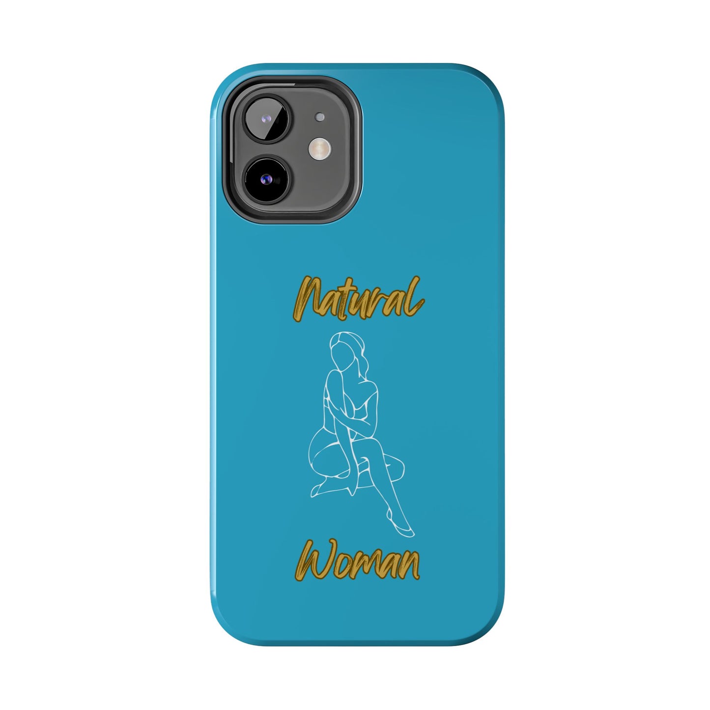 Natural Woman Shoulder Action (WL)Tough Phone Cases TURQUOISE