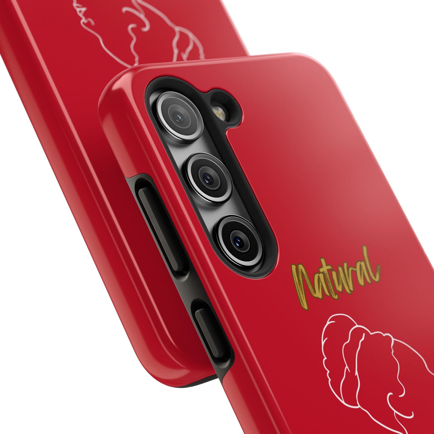 Natural Woman Mixed (WL)Tough Phone Cases DARK RED