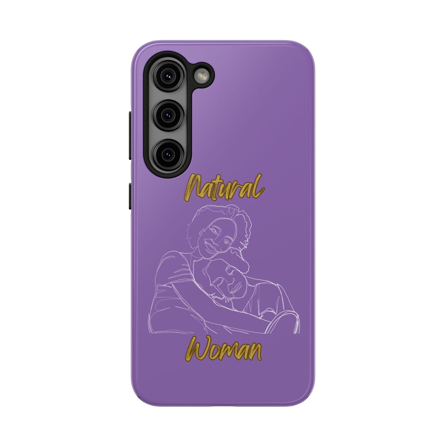 Natural Woman Loving Embrace (WL)Tough Phone Cases LIGHT PURPLE