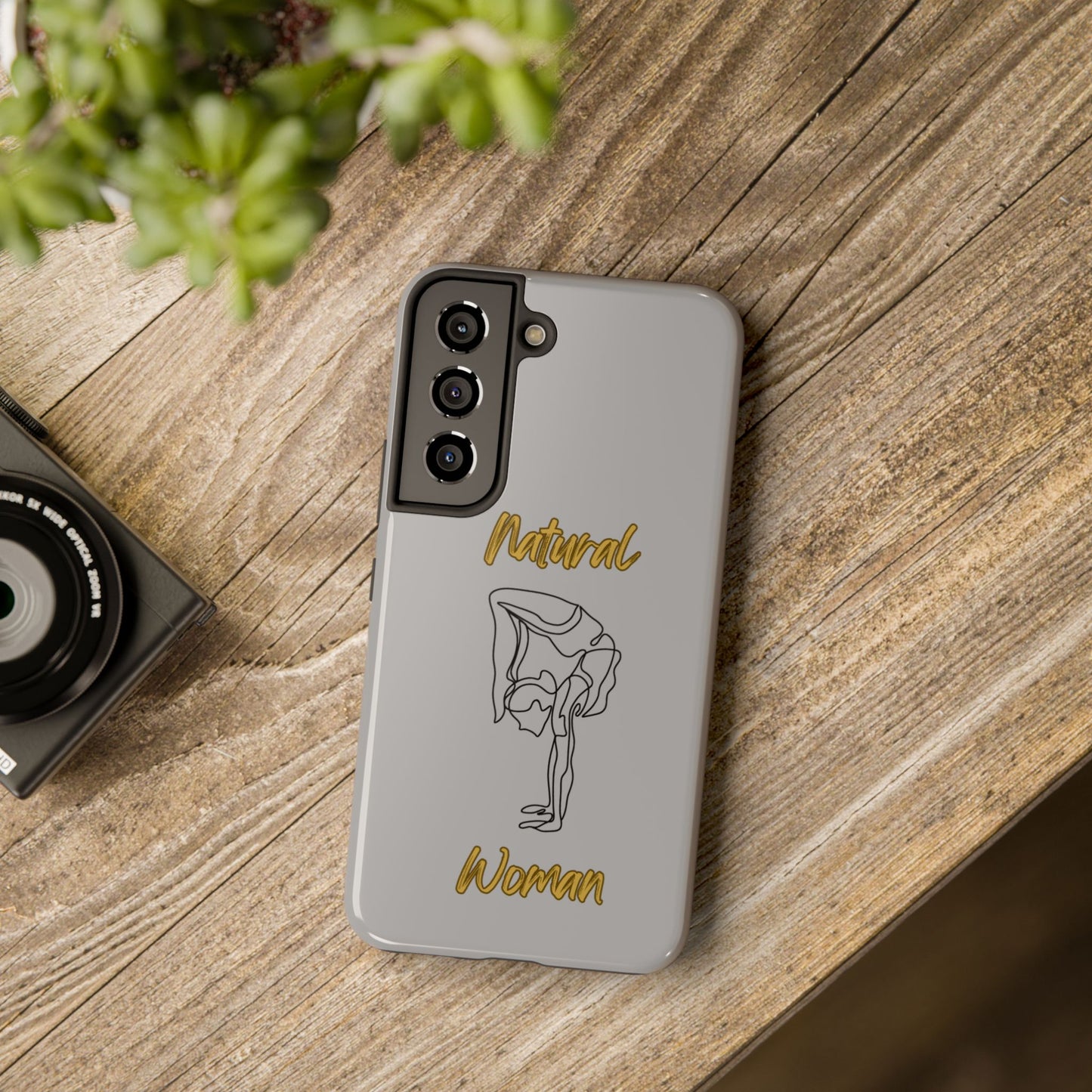Natural Woman Flexible (BL)Tough Phone Cases LIGHT GREY