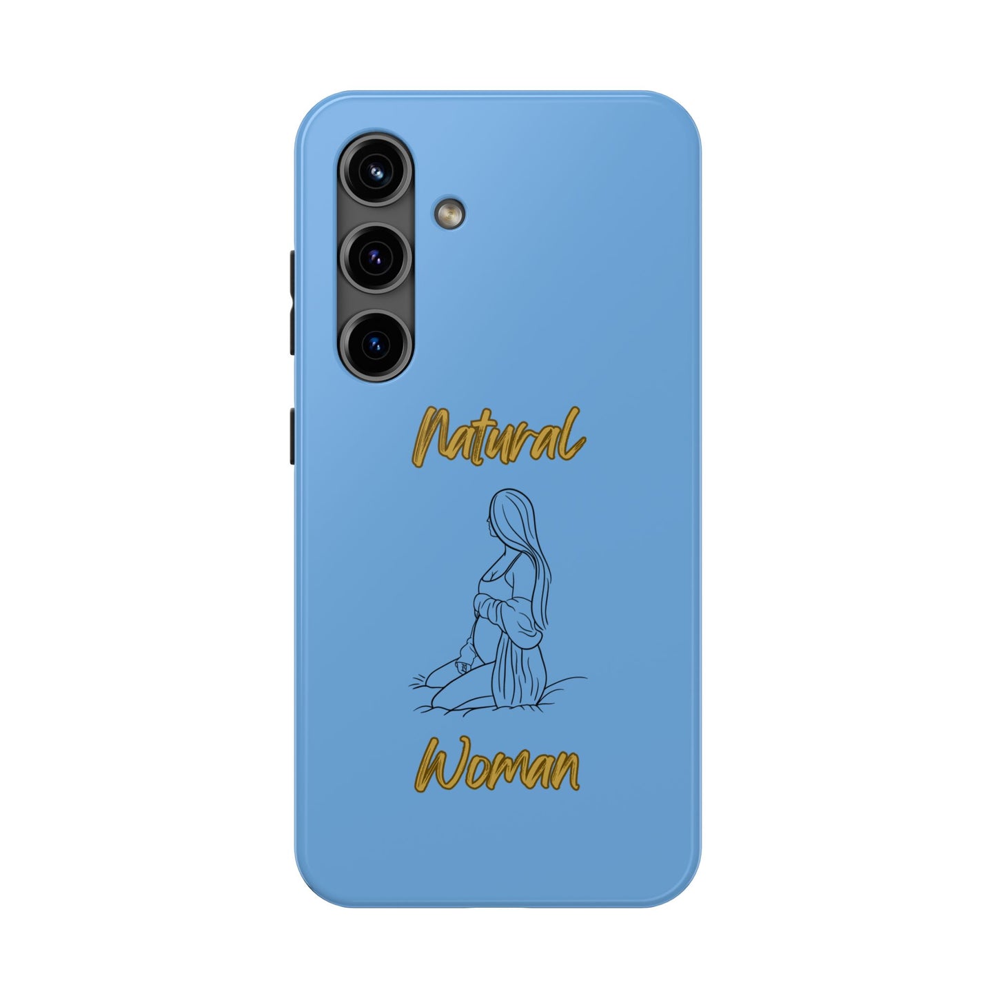 Natural Woman Expecting (BL)Tough Phone Cases LIGHT BLUE