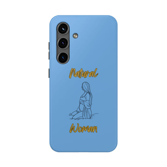 Natural Woman Expecting (BL)Tough Phone Cases LIGHT BLUE