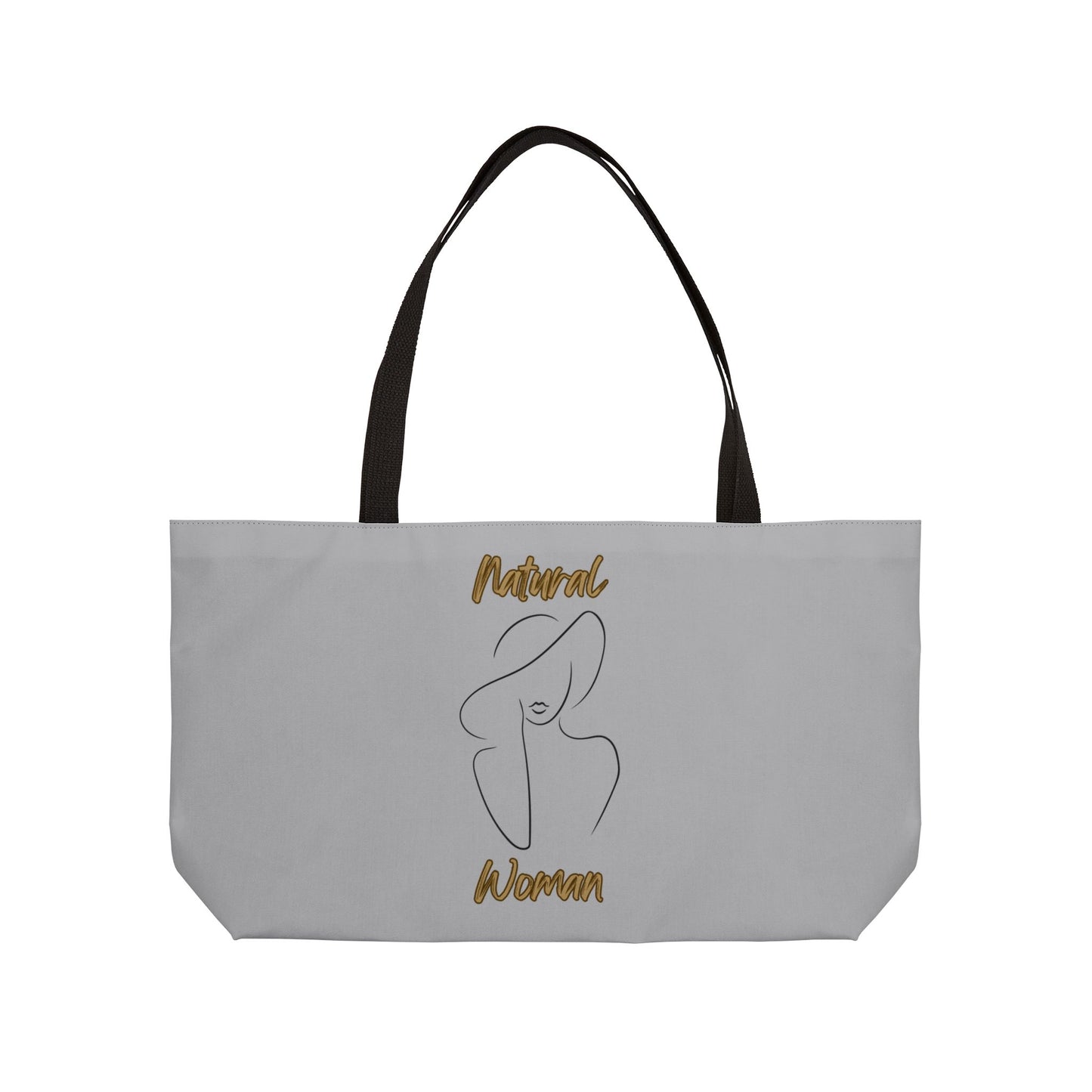 Natural Woman Sun Hat (BL) Weekender Tote Bag LIGHT GREY