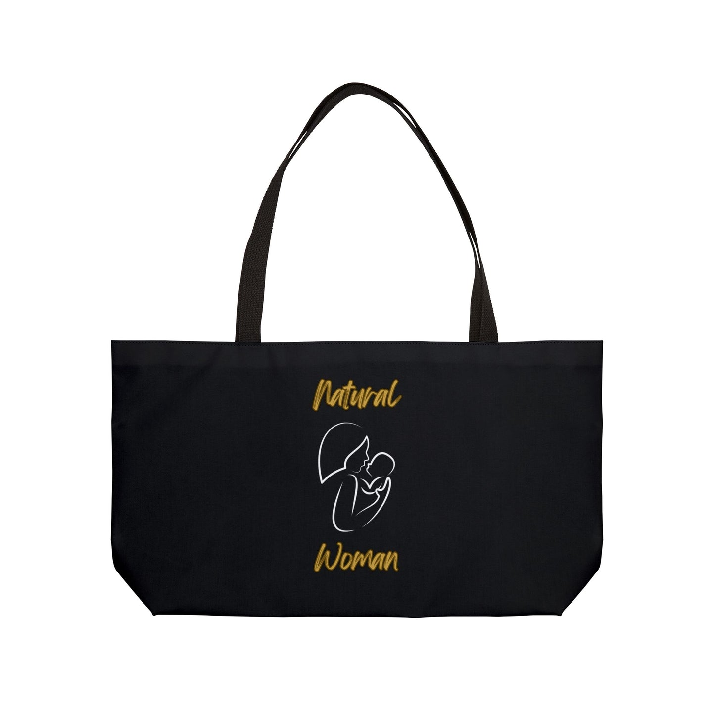 Natural Woman Long Awaited (WL) Weekender Tote Bag BLACK