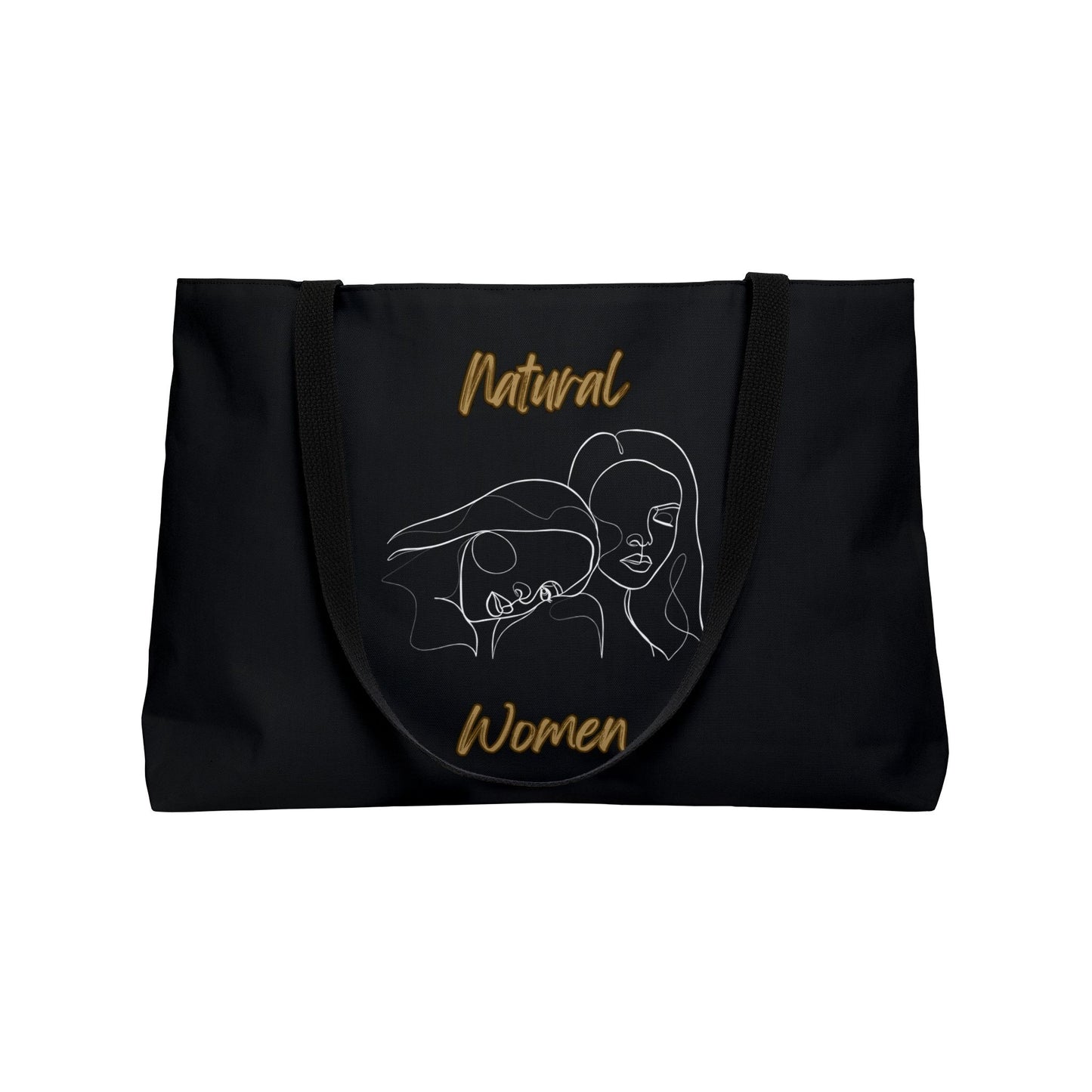 Natural Women Sisters (WL) Weekender Tote Bag BLACK