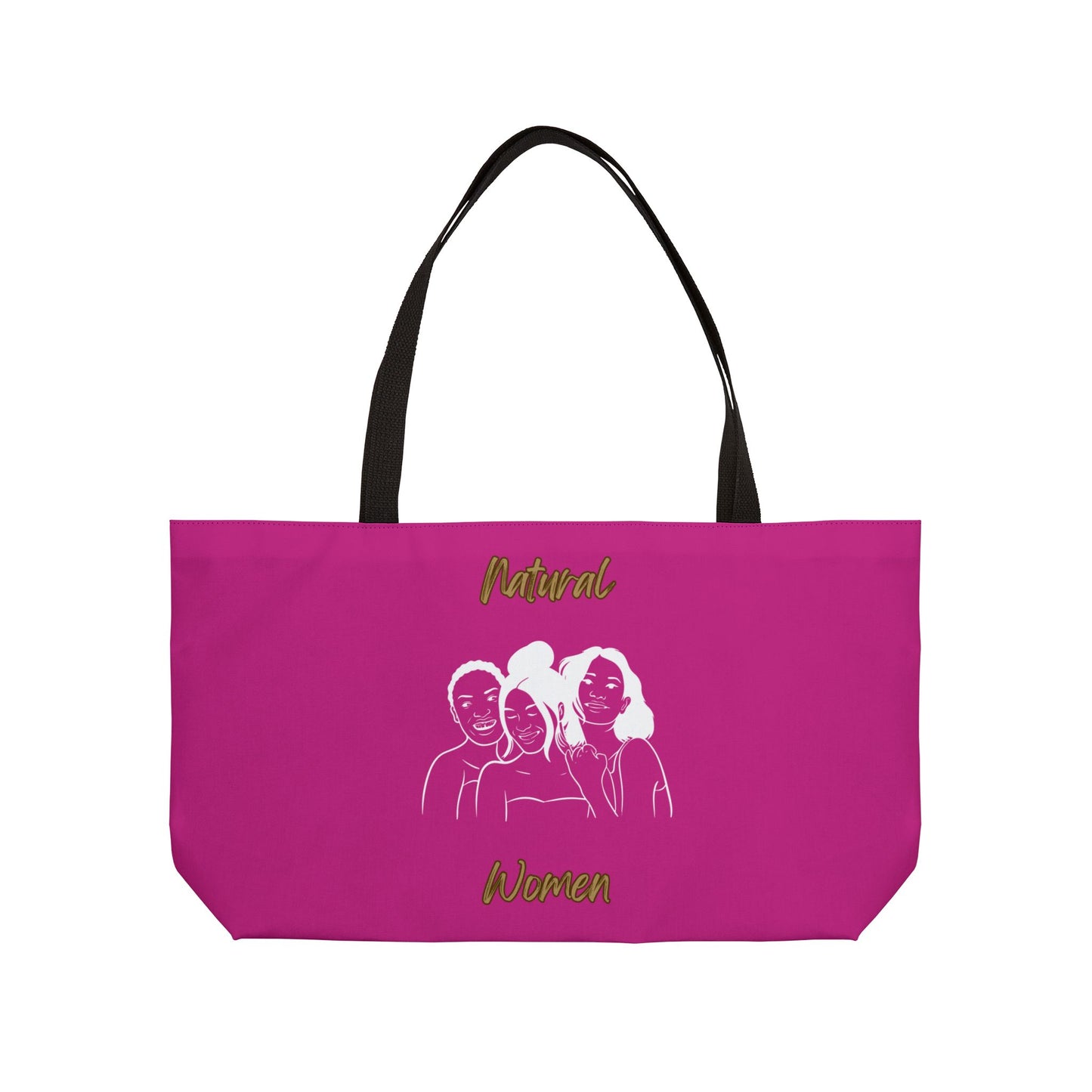Natural Women Laughing Friends (WL) Weekender Tote Bag PINK