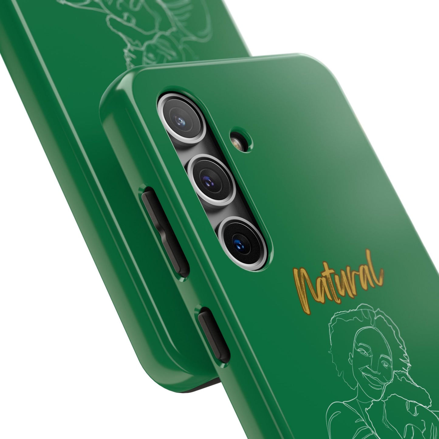 Natural Woman Loving Embrace (WL)Tough Phone Cases DARK GREEN