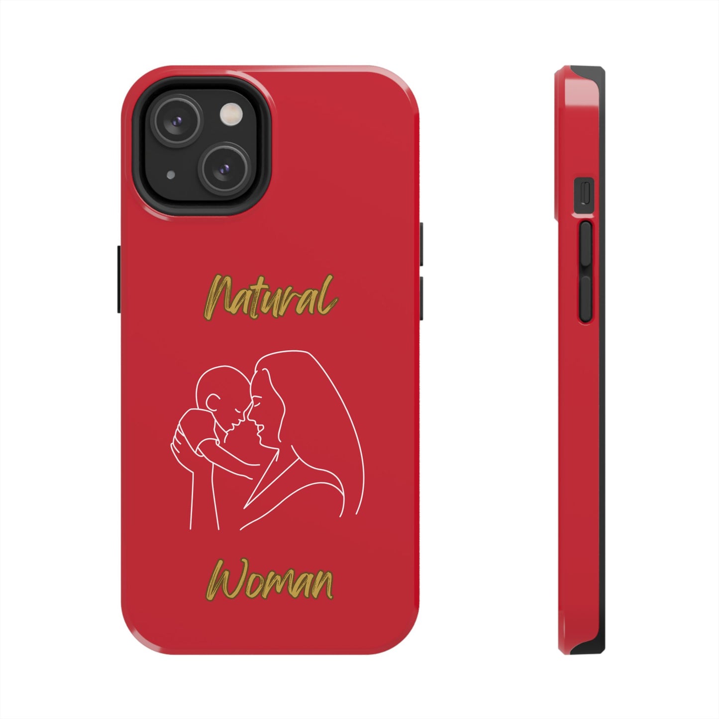 Natural Woman Joy (WL) Tough Phone Cases DARK RED