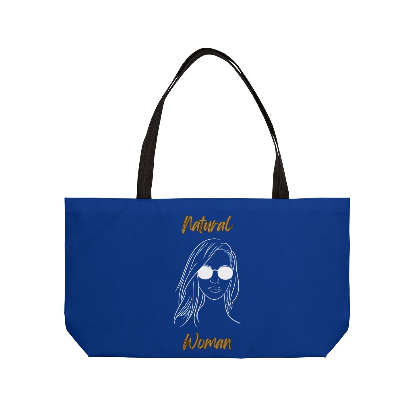 Natural Woman Shades (WL) Weekender Tote Bag DARK BLUE