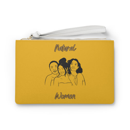 Natural Women Laughing Friends (BL) Clutch Bag YELLOW