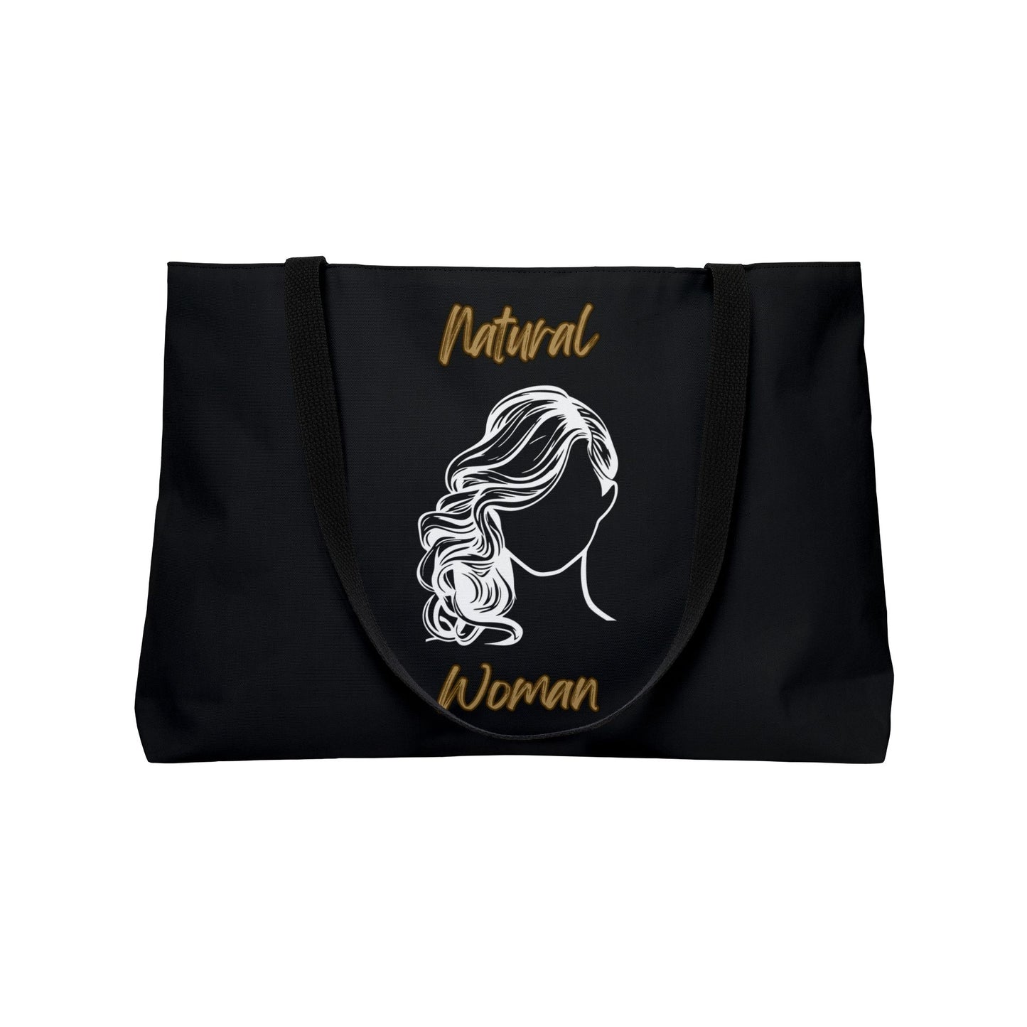 Natural Woman Long Curl (WL) Weekender Tote Bag BLACK