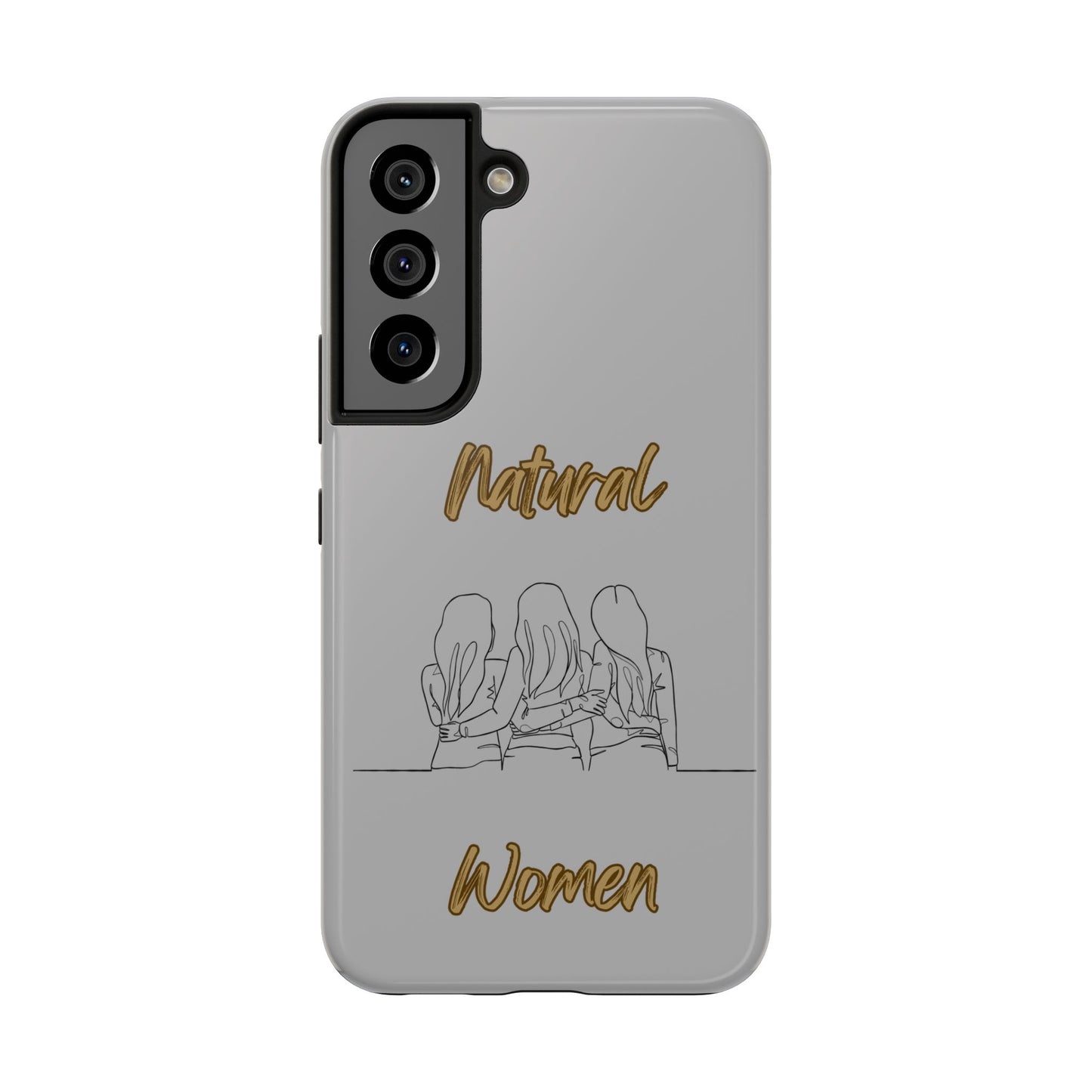 Natural Woman Loving Friends (BL)Tough Phone Cases LIGHT GREY