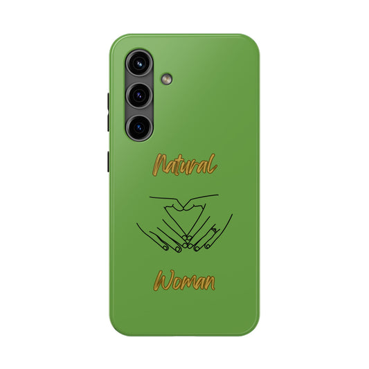 Natural Woman I Love You (BL)Tough Phone Cases GREEN