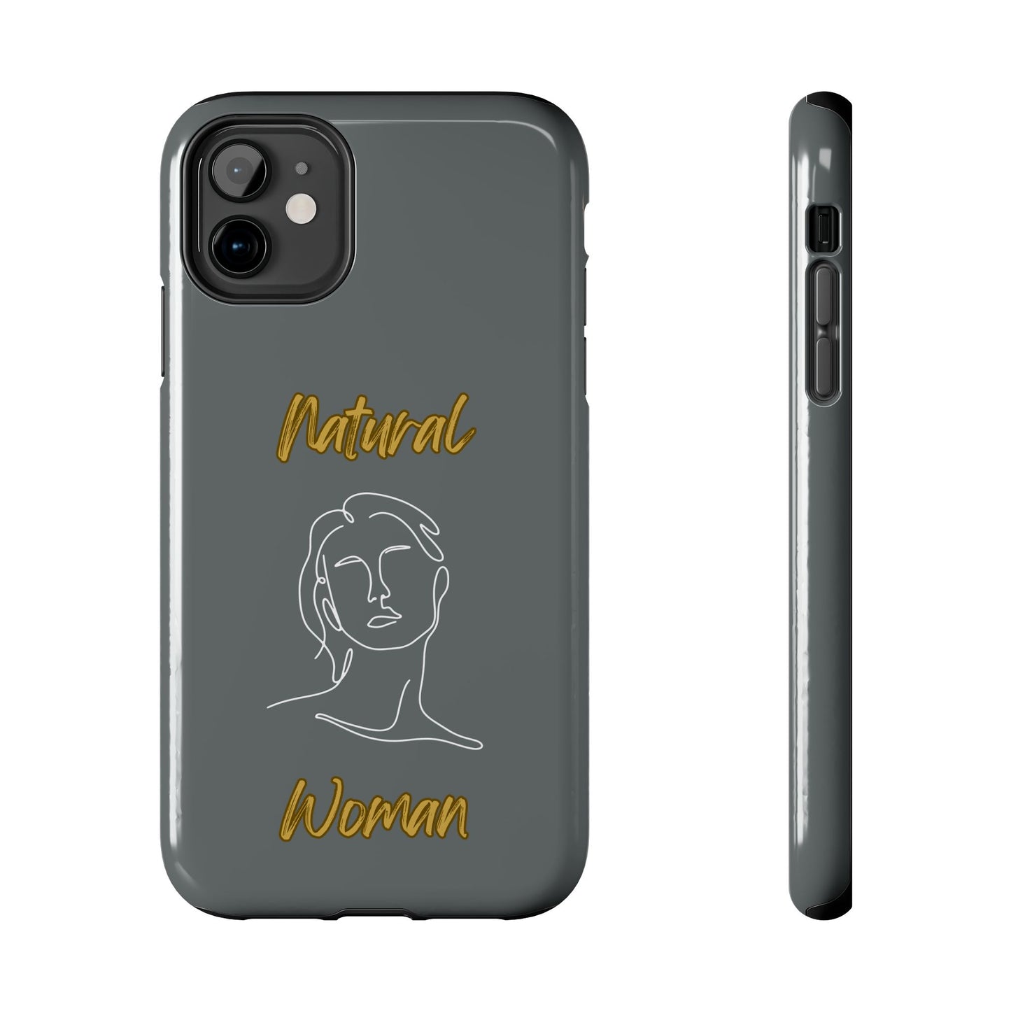 Natural Woman Hello (WL)Tough Phone Cases DARK GREY
