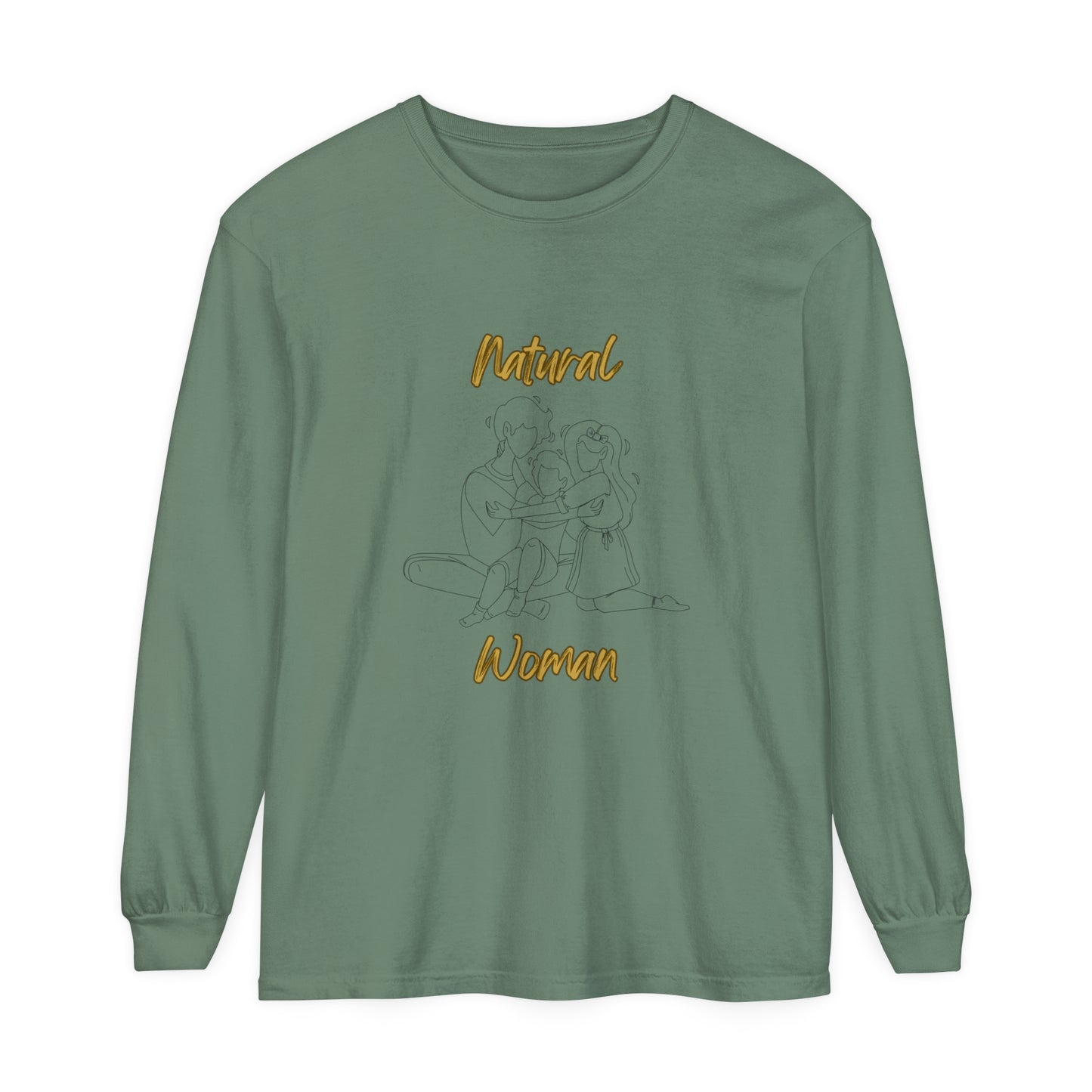 Natural Woman Bear Hugs (BL) Long Sleeve T-Shirt