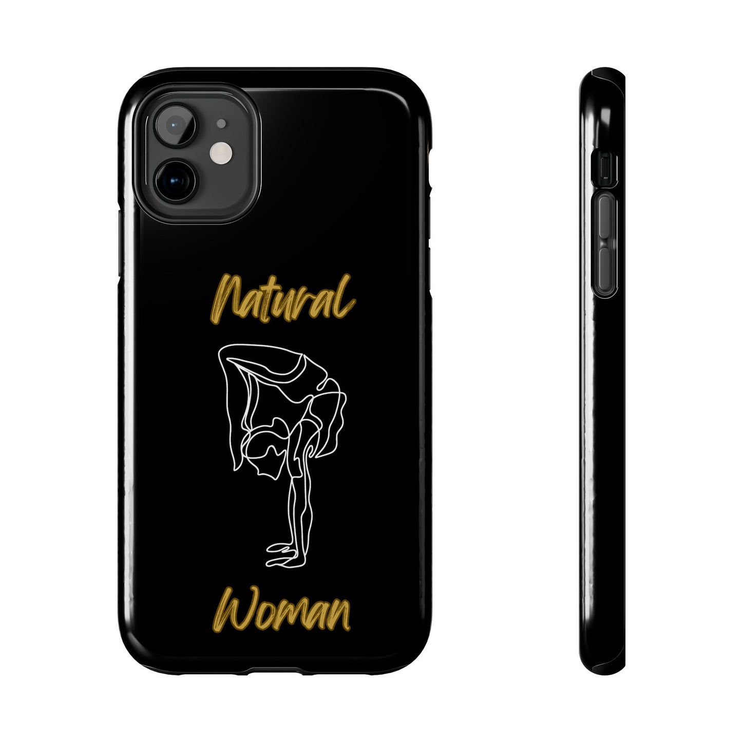 Natural Woman Flexible (WL)Tough Phone Cases BLACK