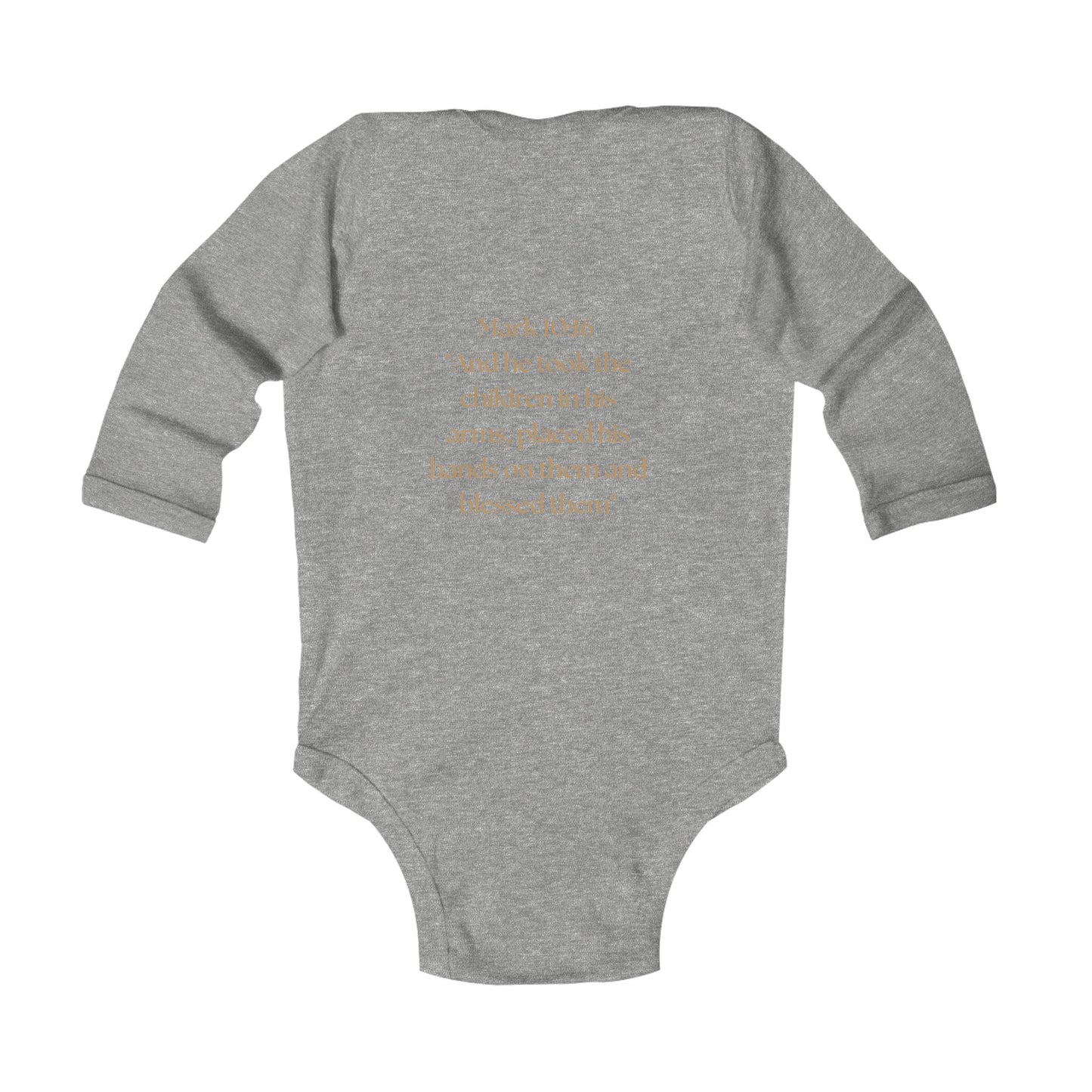 Baby/Toddler Kingdom Mark 10:16 Long Sleeve Bodysuit