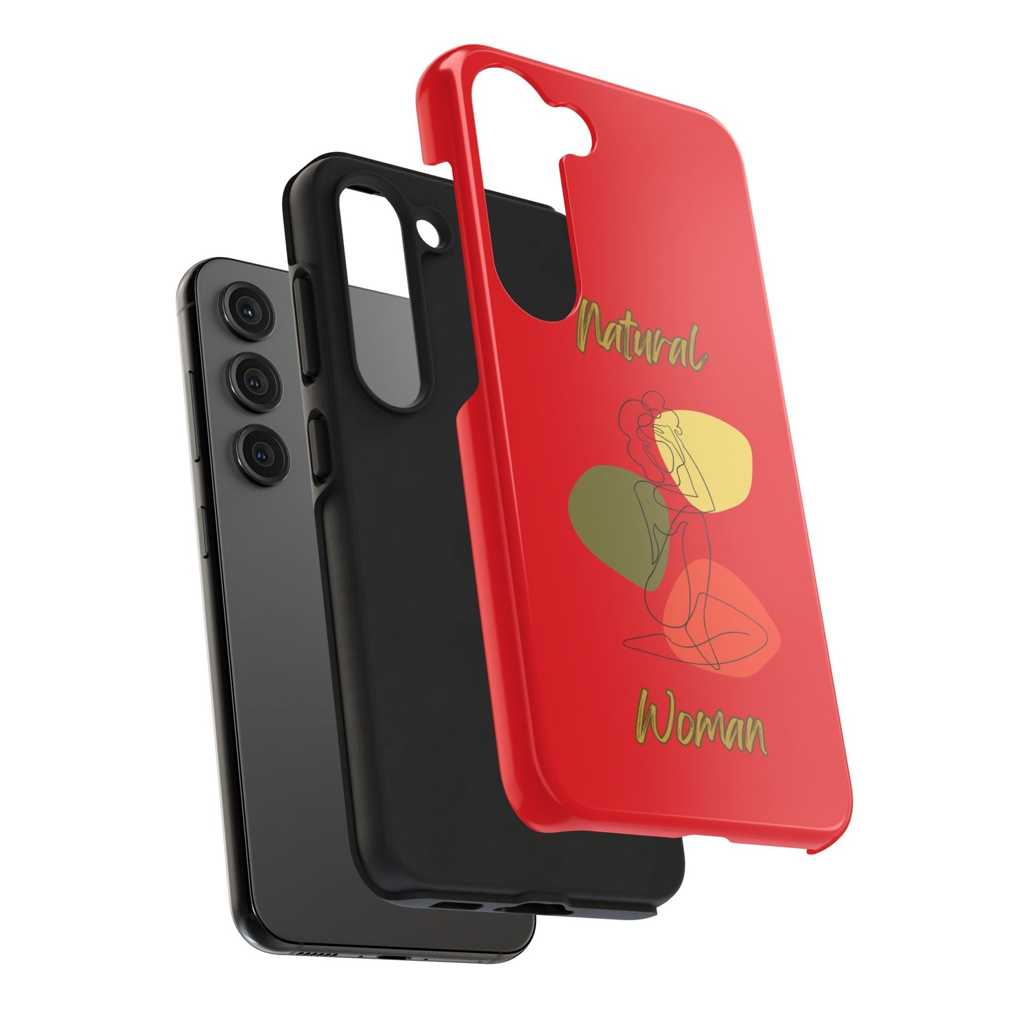 Natural Woman Colorful Pose (BL)Tough Phone Cases RED