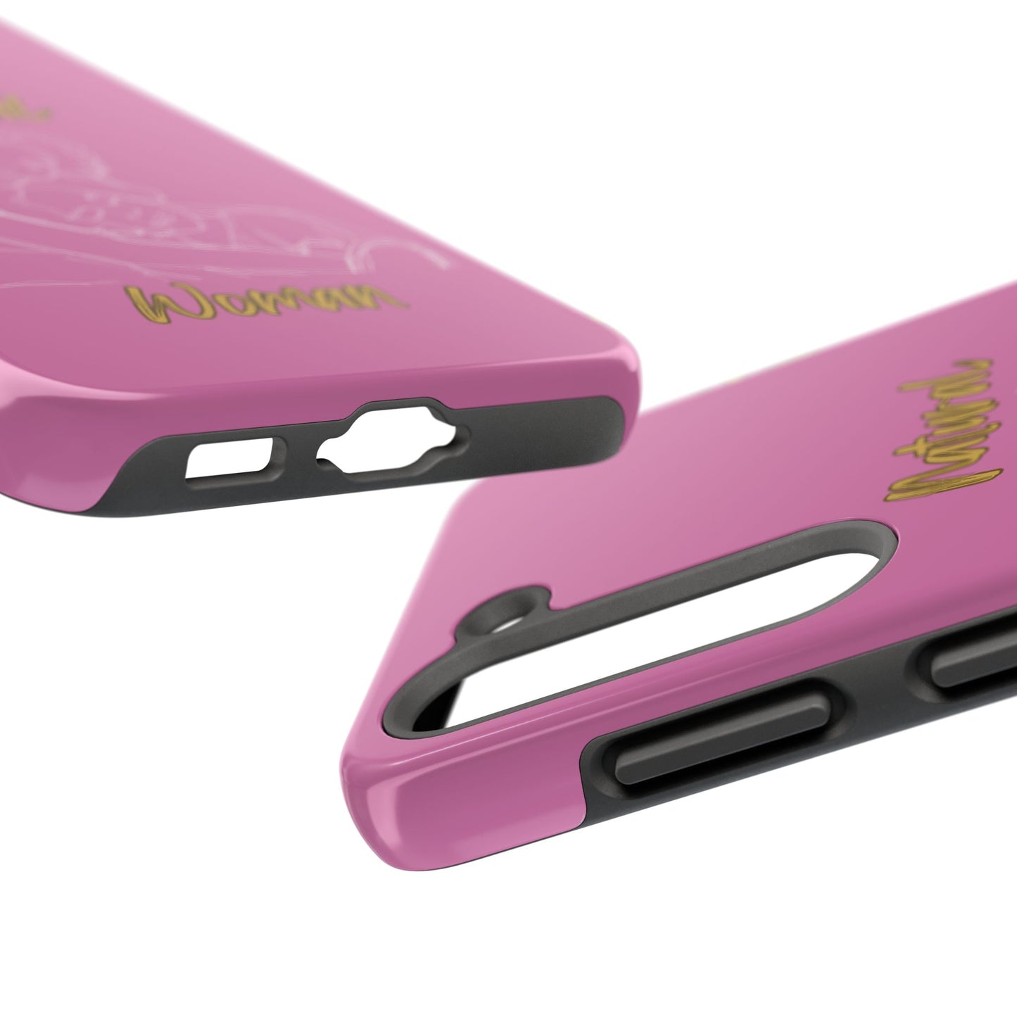 Natural Woman Loving Embrace (WL)Tough Phone Cases LIGHT PINK