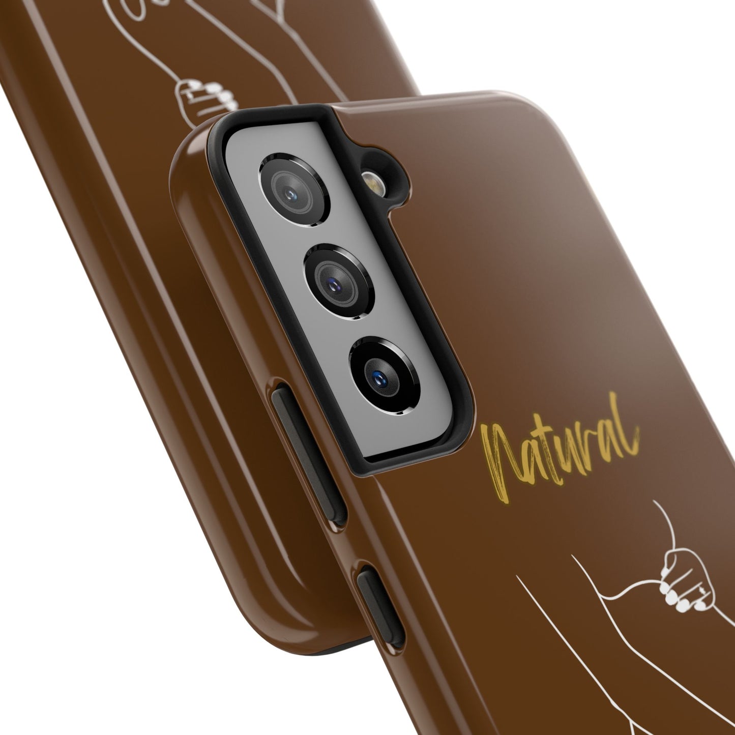 Natural Woman Loved In & Out (WL)Tough Phone Cases BROWN