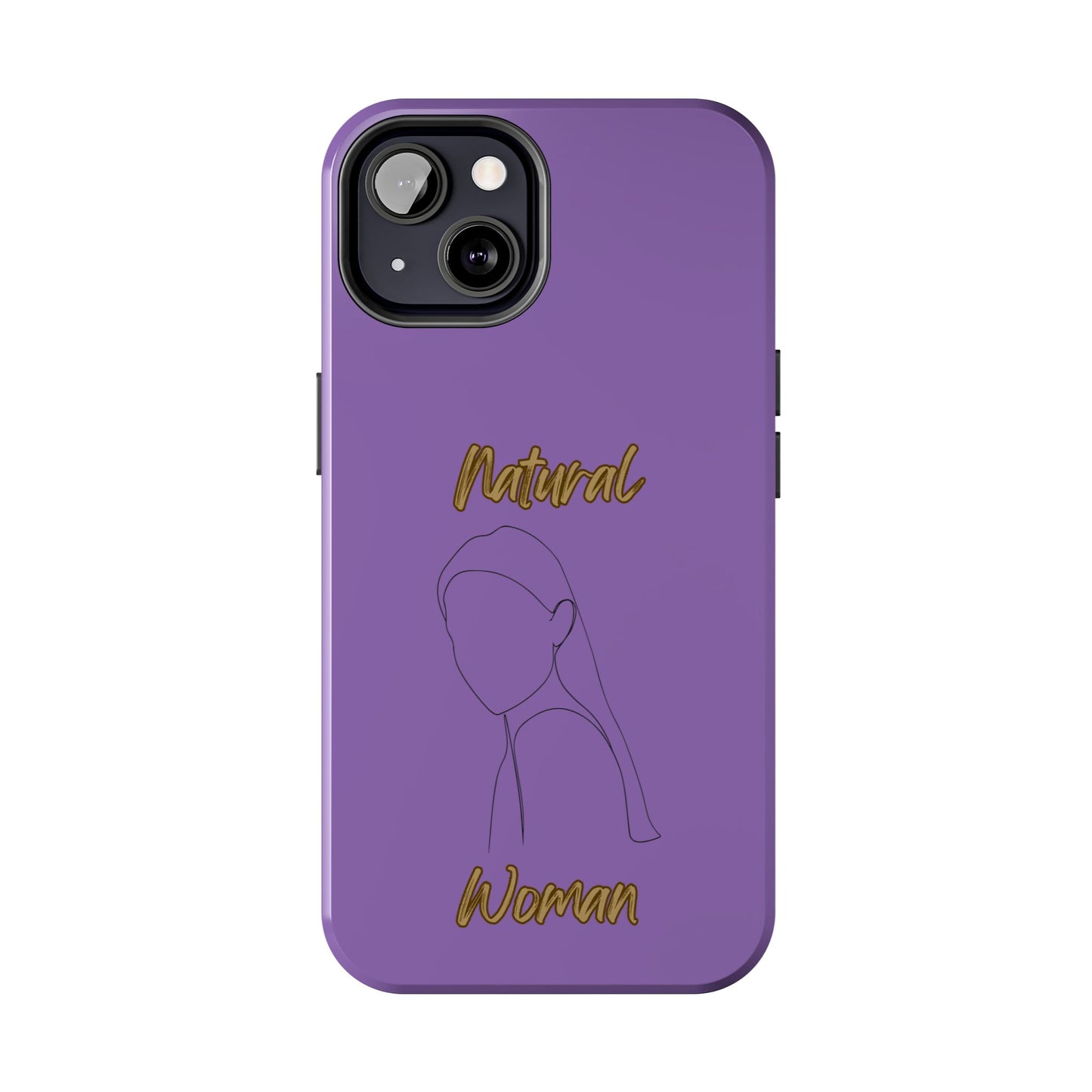 Natural Woman Tilted Look (BL) Tough Phone Cases LIGHT PURPLE