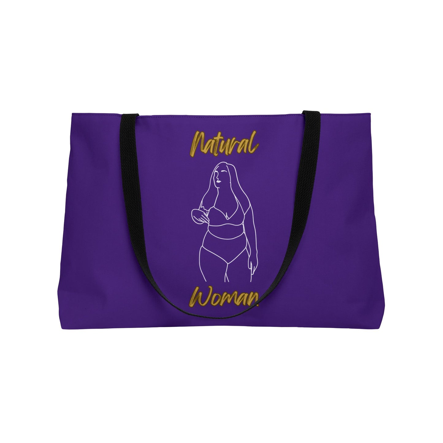 Natural Woman Full Beauty (WL) Weekender Tote Bag PURPLE