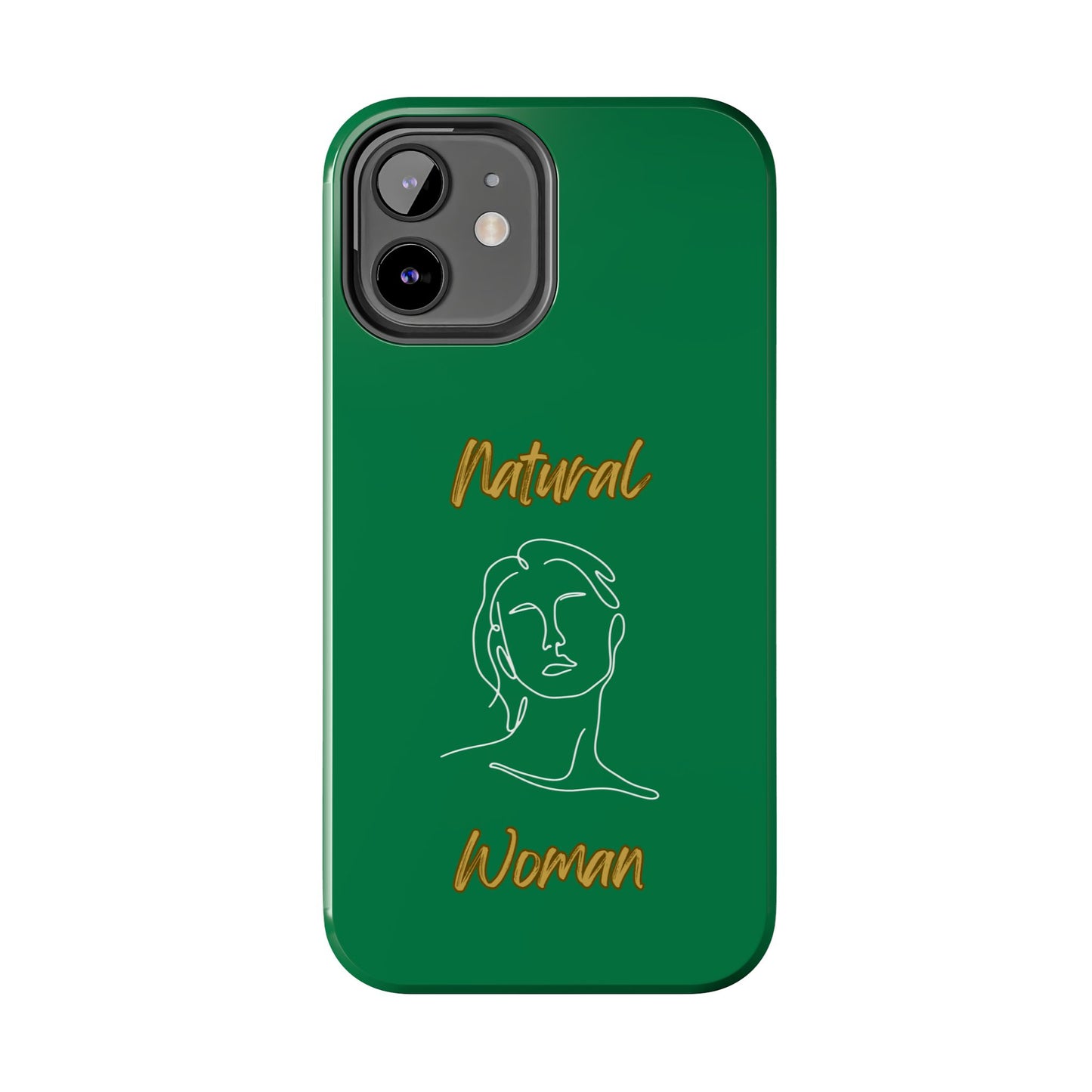 Natural Woman Hello (WL)Tough Phone Cases DARK GREEN