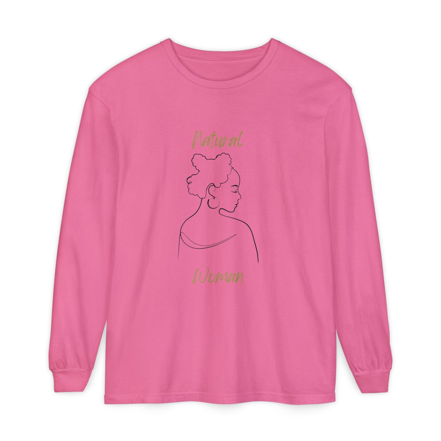 Natural Woman Twists (BL) Long Sleeve T-Shirt